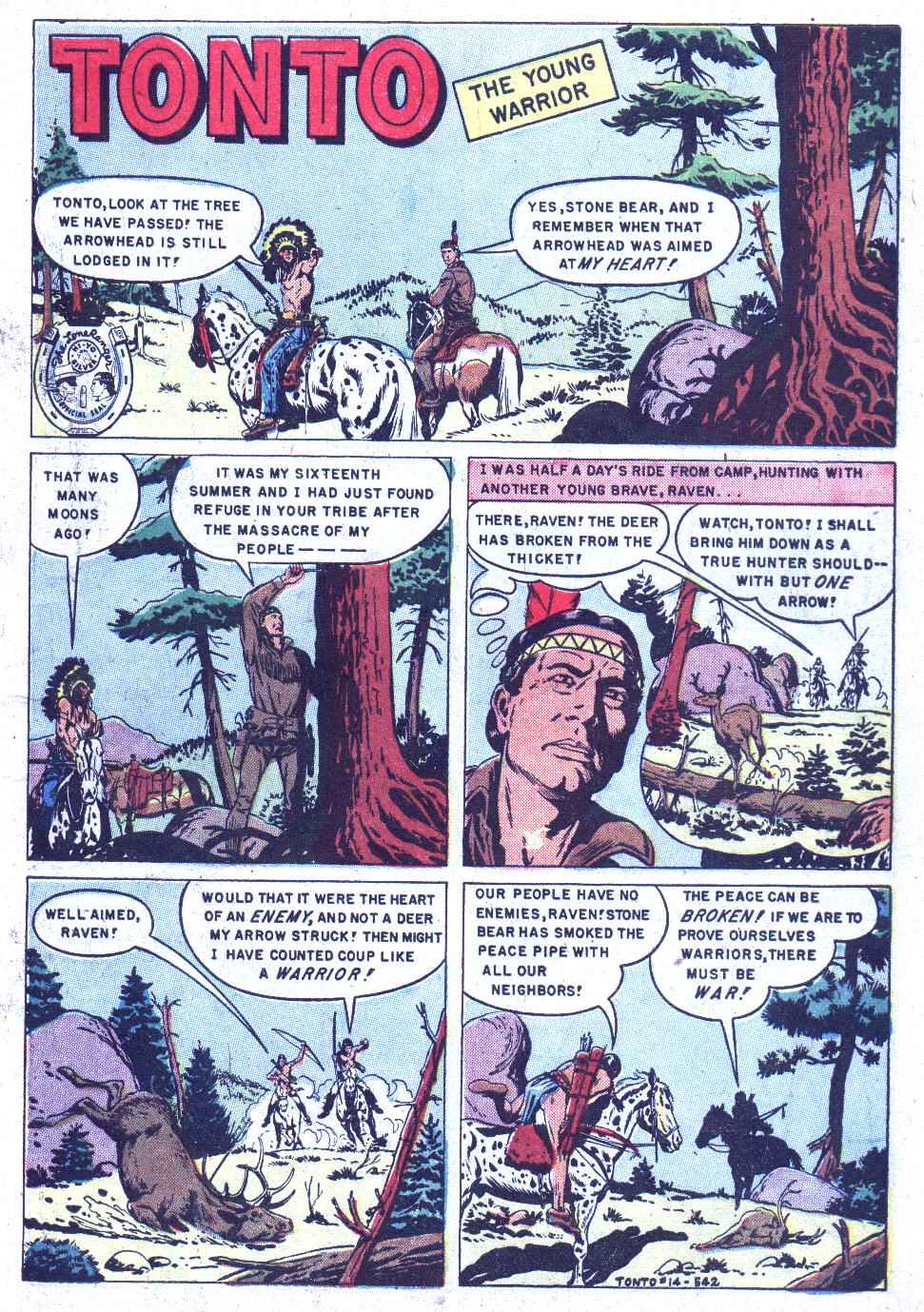 Read online Lone Ranger's Companion Tonto comic -  Issue #14 - 3