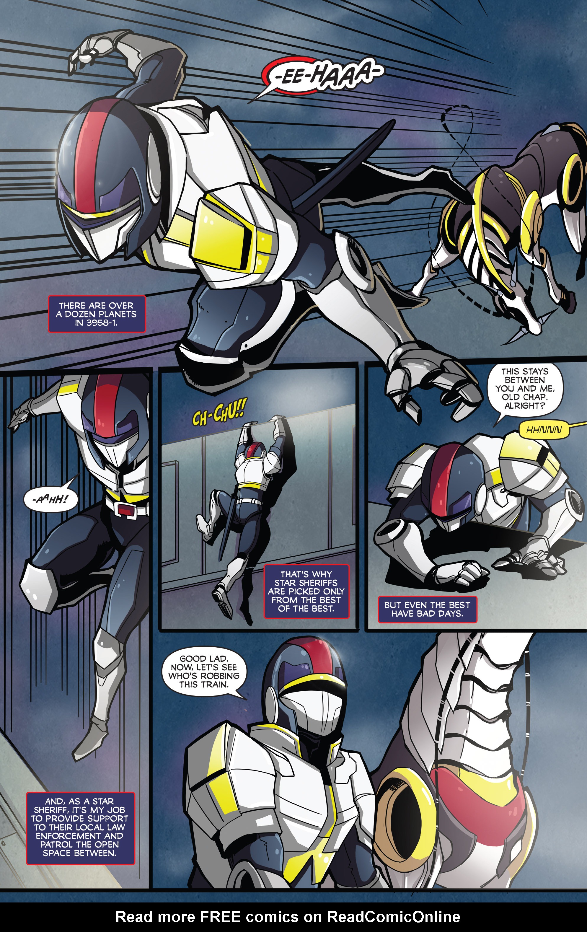 Read online Saber Rider and the Star Sheriffs comic -  Issue #1 - 4