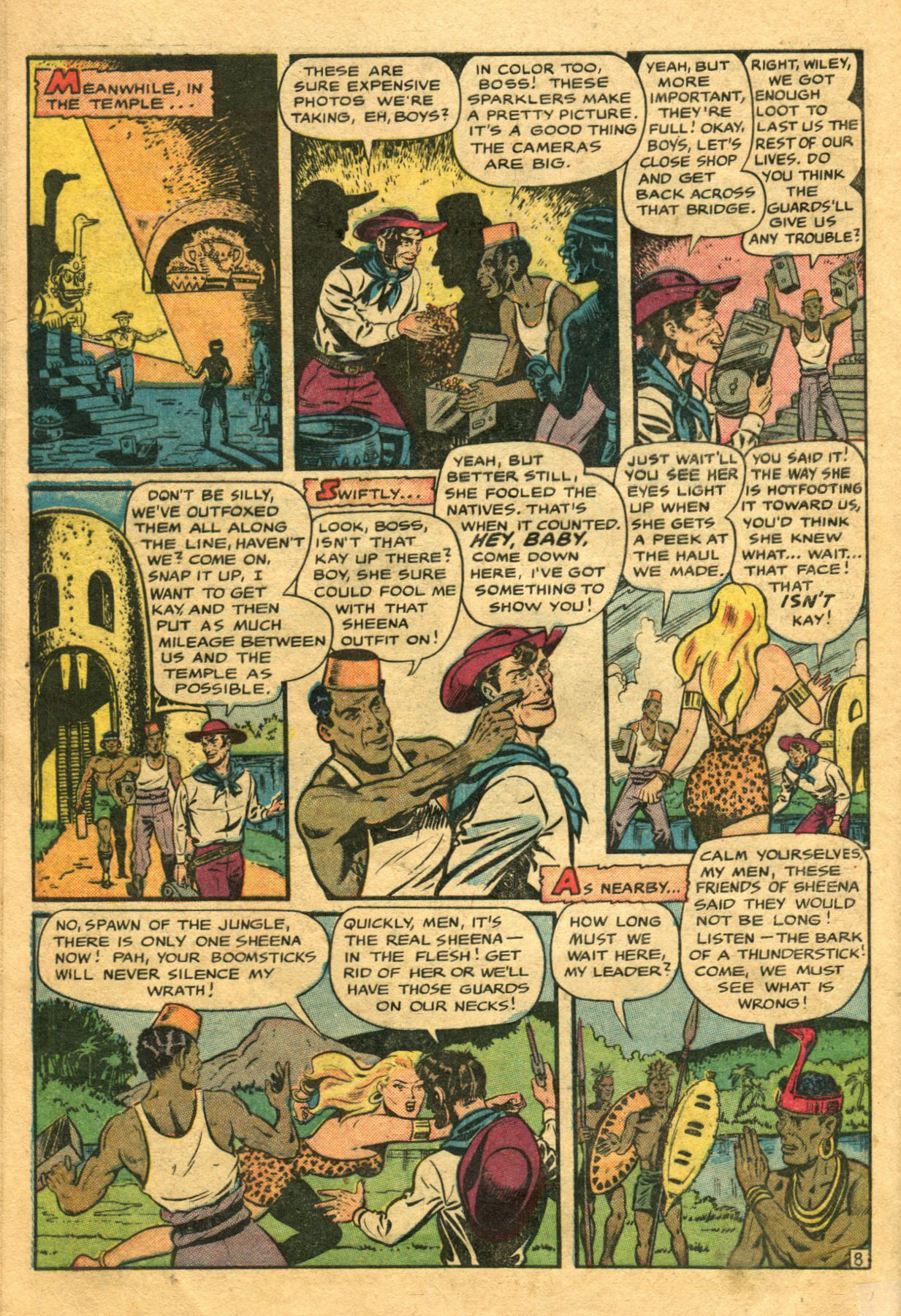 Read online Sheena, Queen of the Jungle (1942) comic -  Issue #9 - 32