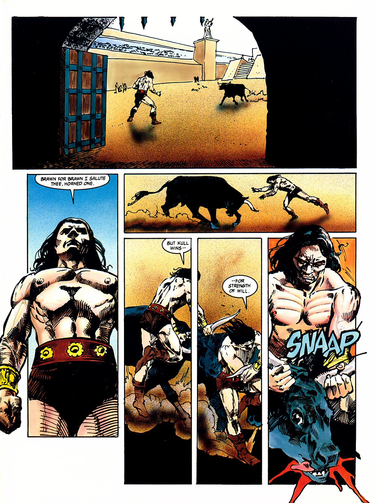 Read online Marvel Graphic Novel comic -  Issue #47 - Kull - The Vale Of Shadow - 21