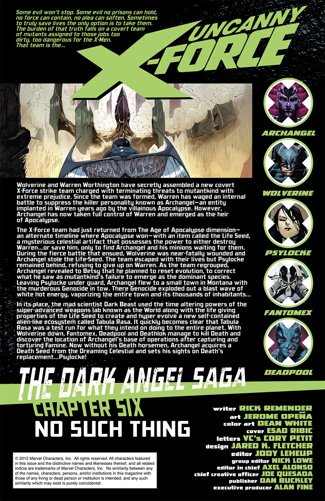 Read online Uncanny X-Force (2010) comic -  Issue #16 - 2