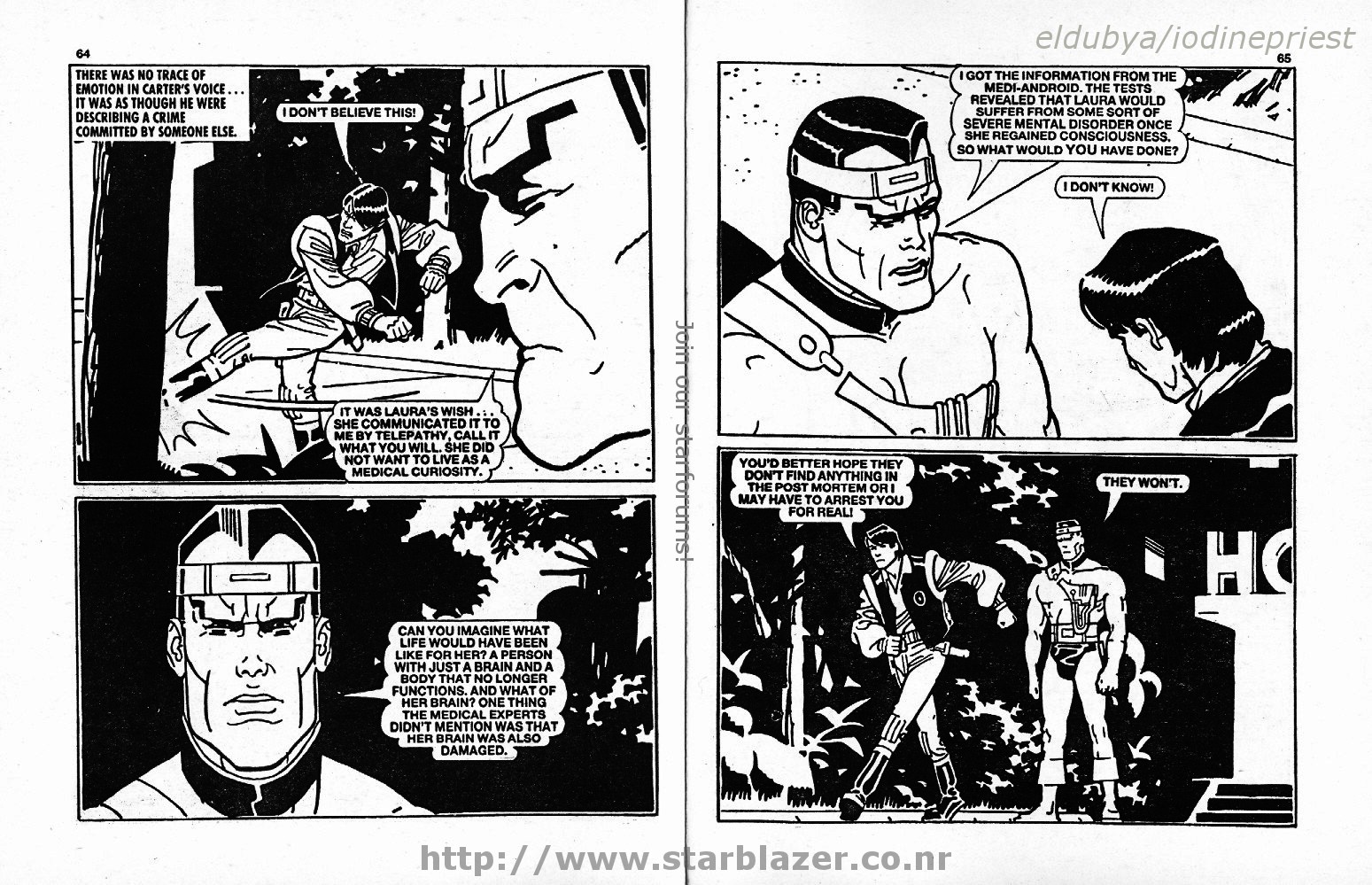 Read online Starblazer comic -  Issue #272 - 34