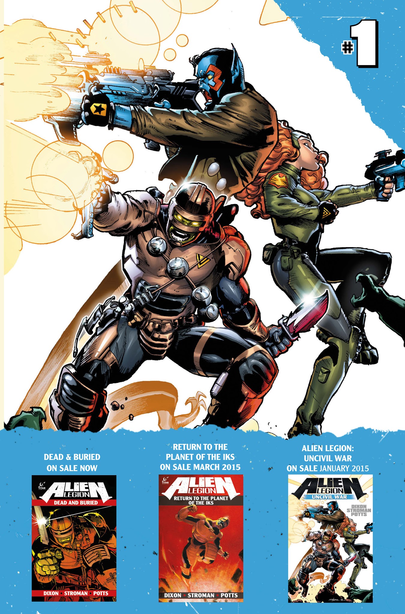 Read online Alien Legion: Uncivil War comic -  Issue # TPB - 115
