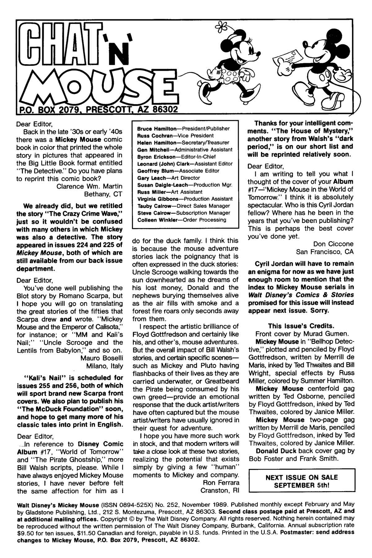 Read online Walt Disney's Mickey Mouse comic -  Issue #252 - 2