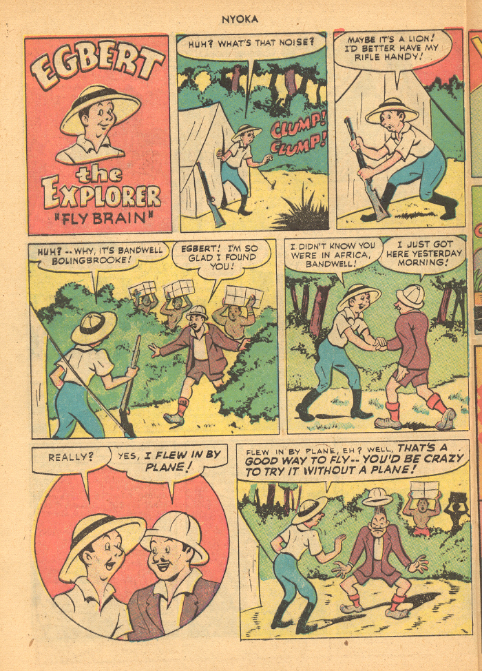 Read online Nyoka the Jungle Girl (1945) comic -  Issue #31 - 32