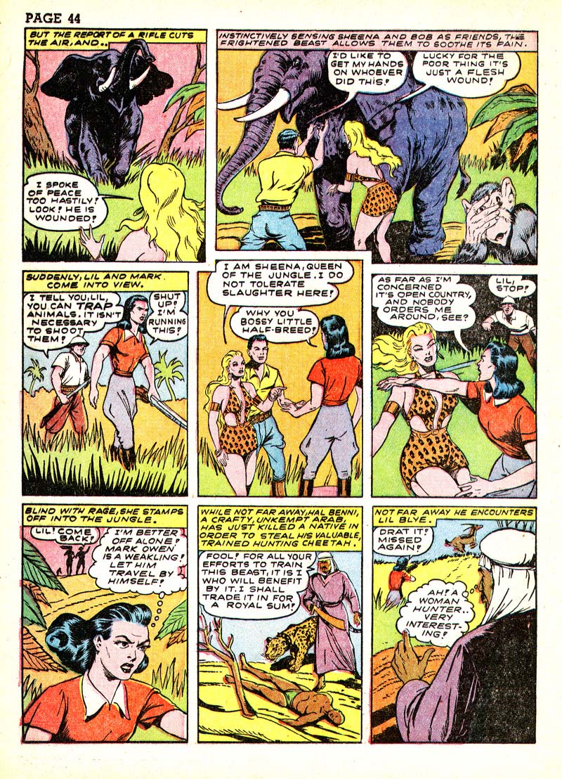 Read online Sheena, Queen of the Jungle (1942) comic -  Issue #3 - 47