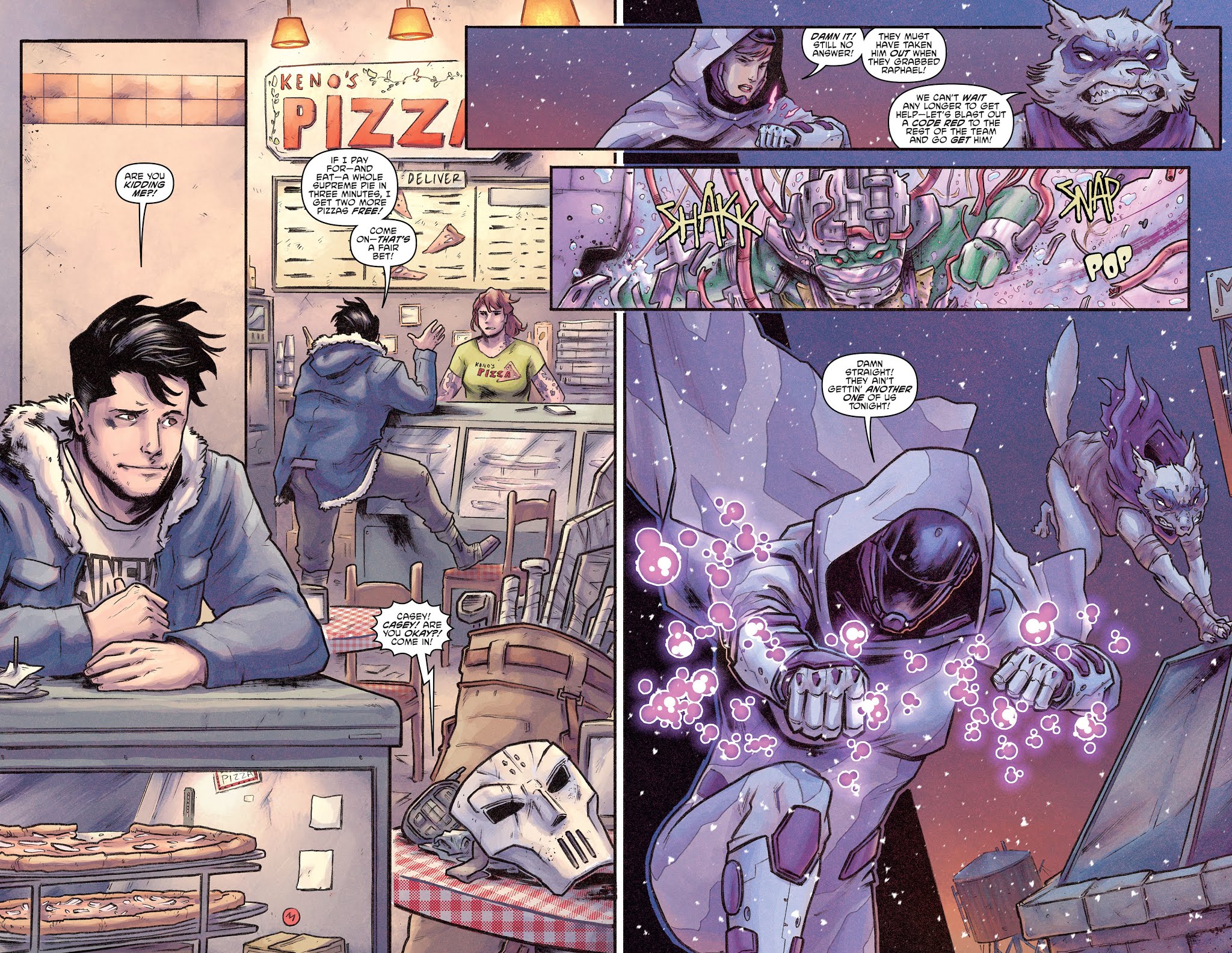 Read online Teenage Mutant Ninja Turtles: Macro-Series comic -  Issue #4 - 18