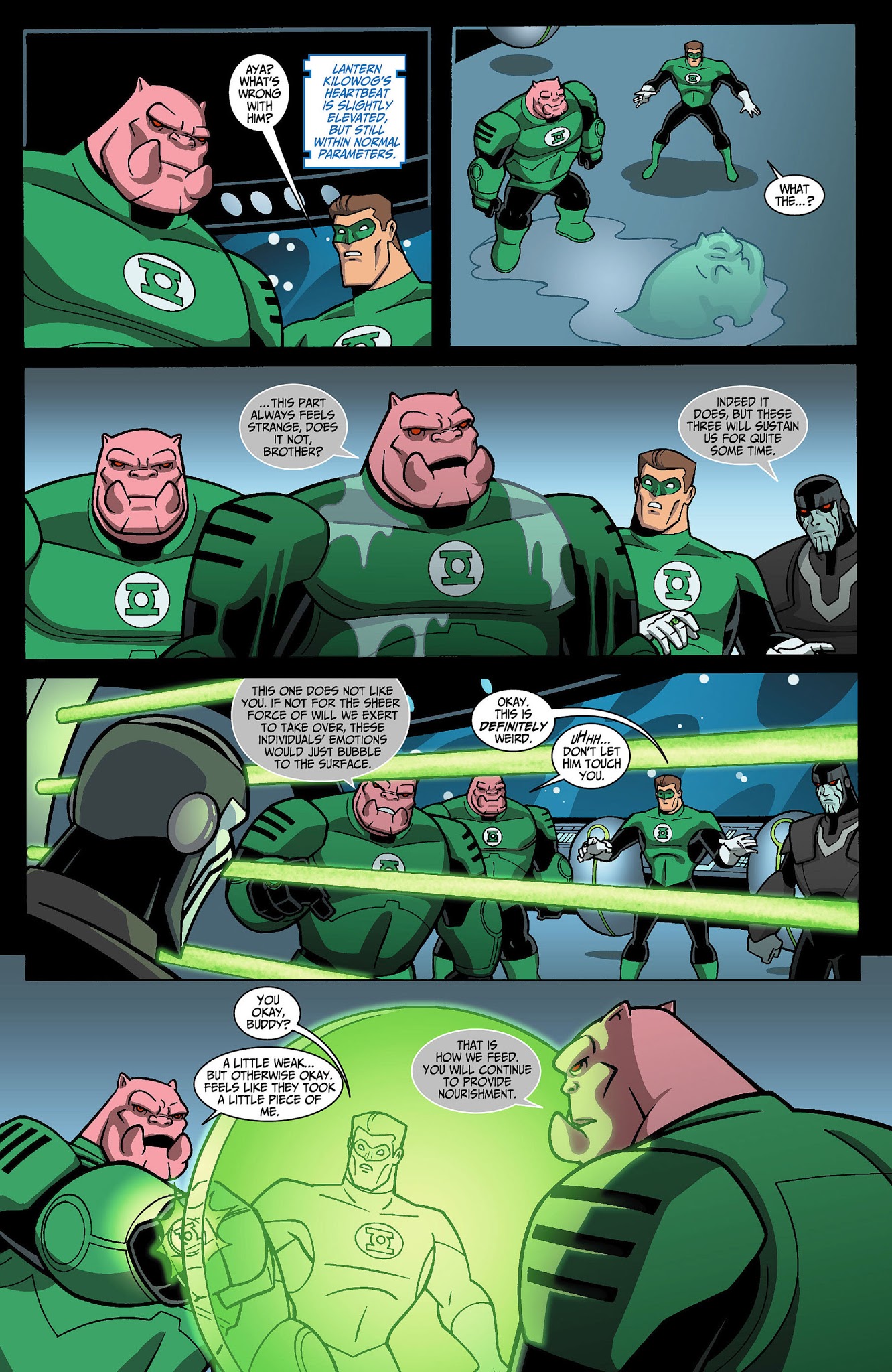 Read online Green Lantern: The Animated Series comic -  Issue #1 - 8