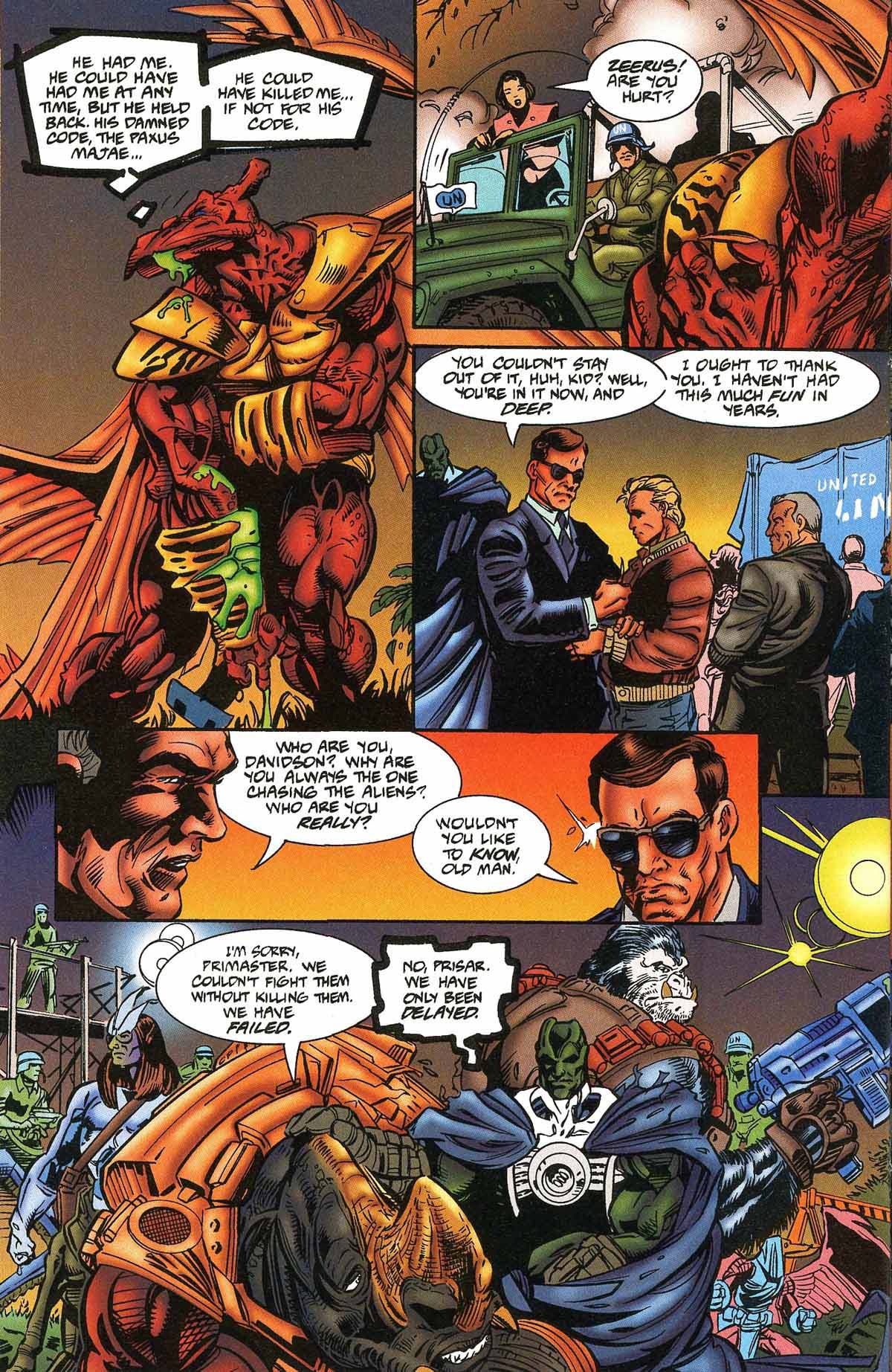 Read online Leonard Nimoy's Primortals (1995) comic -  Issue #12 - 26
