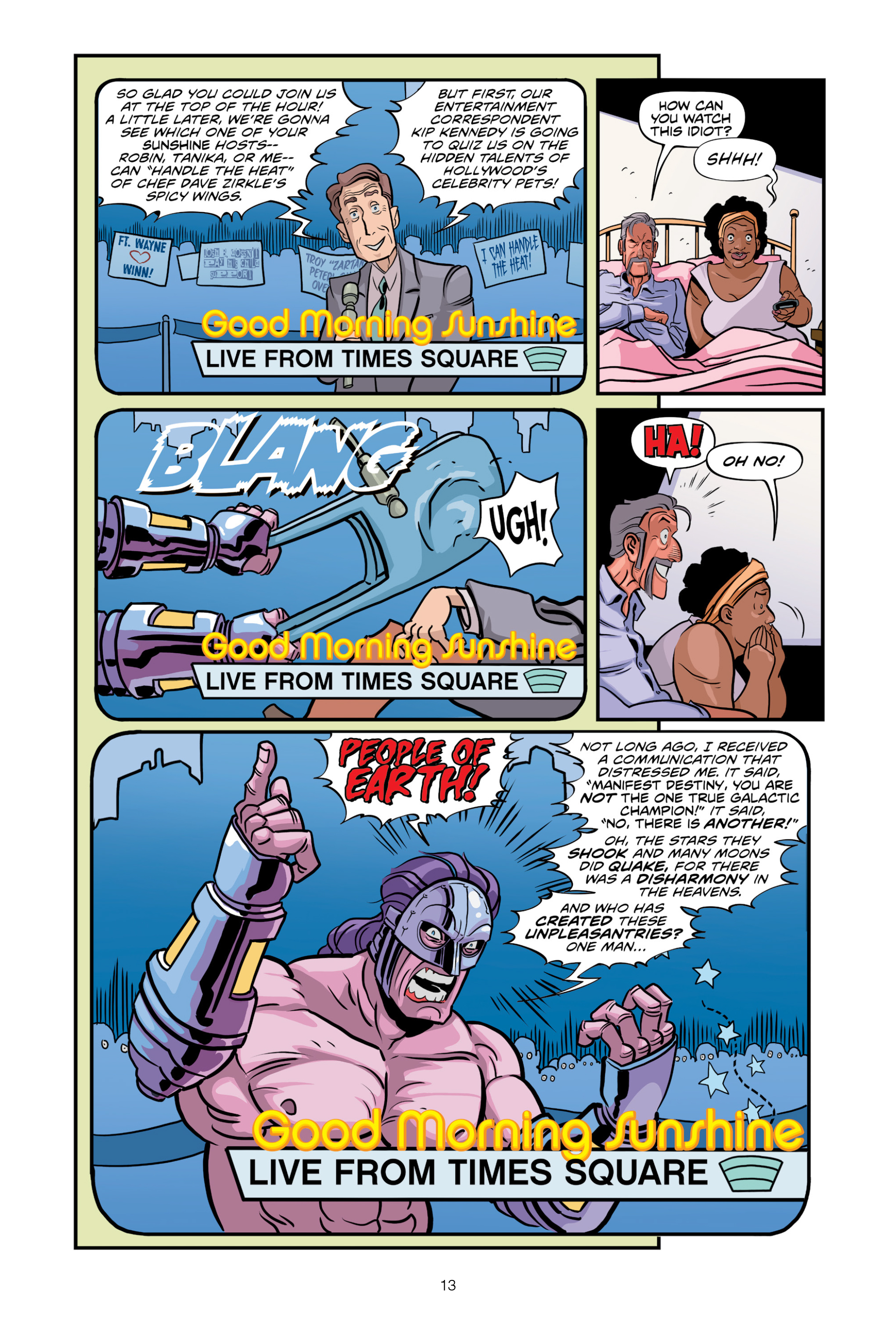 Read online Invasion from Planet Wrestletopia comic -  Issue #2 - 13