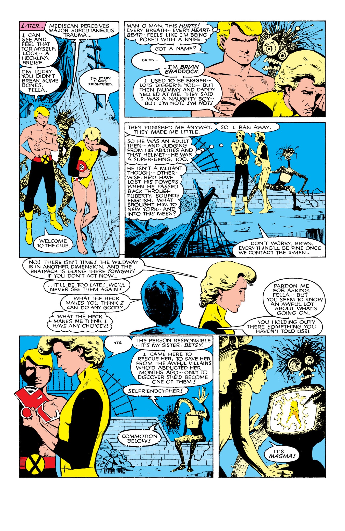 Read online New Mutants Classic comic -  Issue # TPB 6 - 124