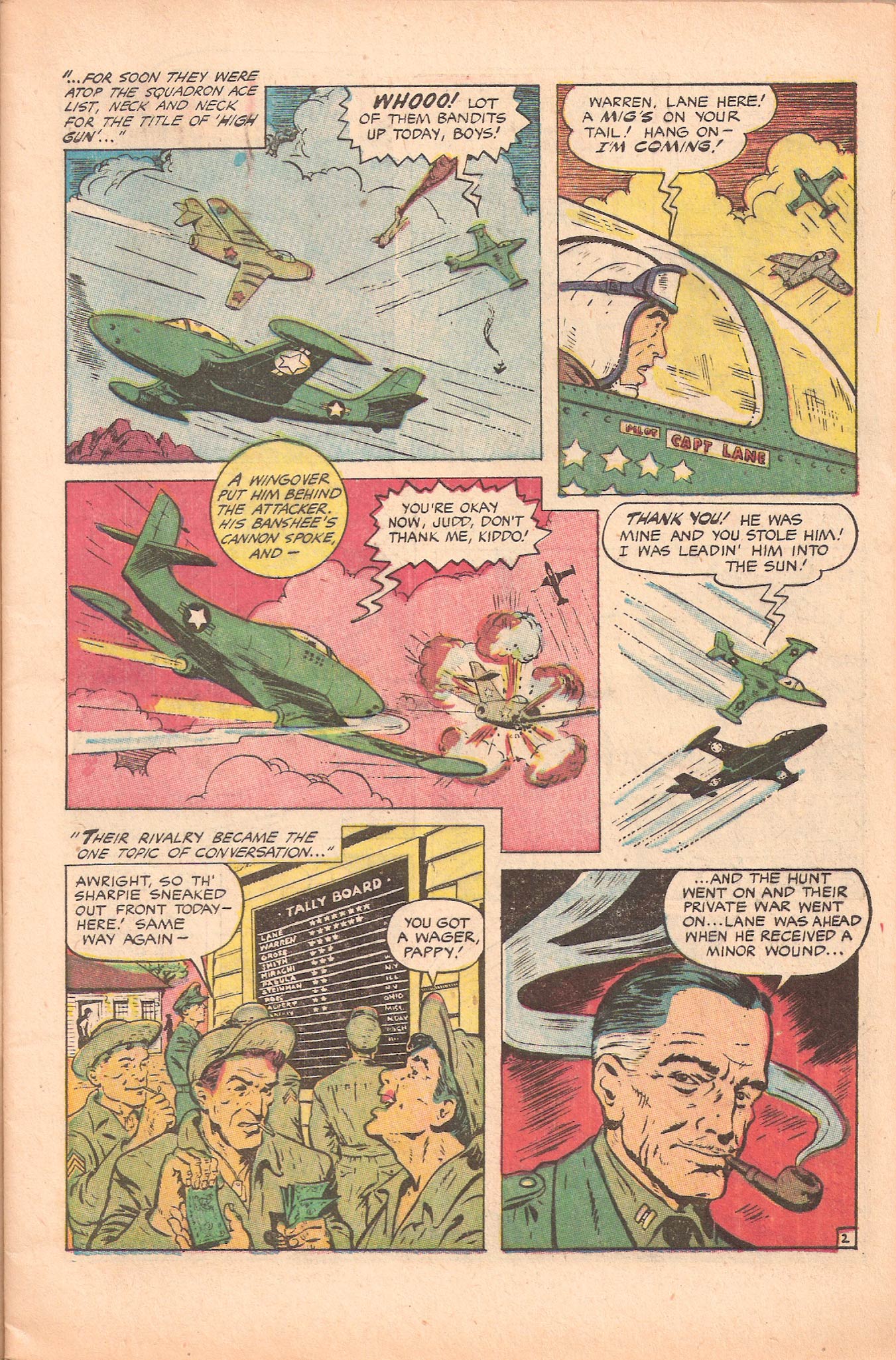 Read online War Birds (1952) comic -  Issue #1 - 5