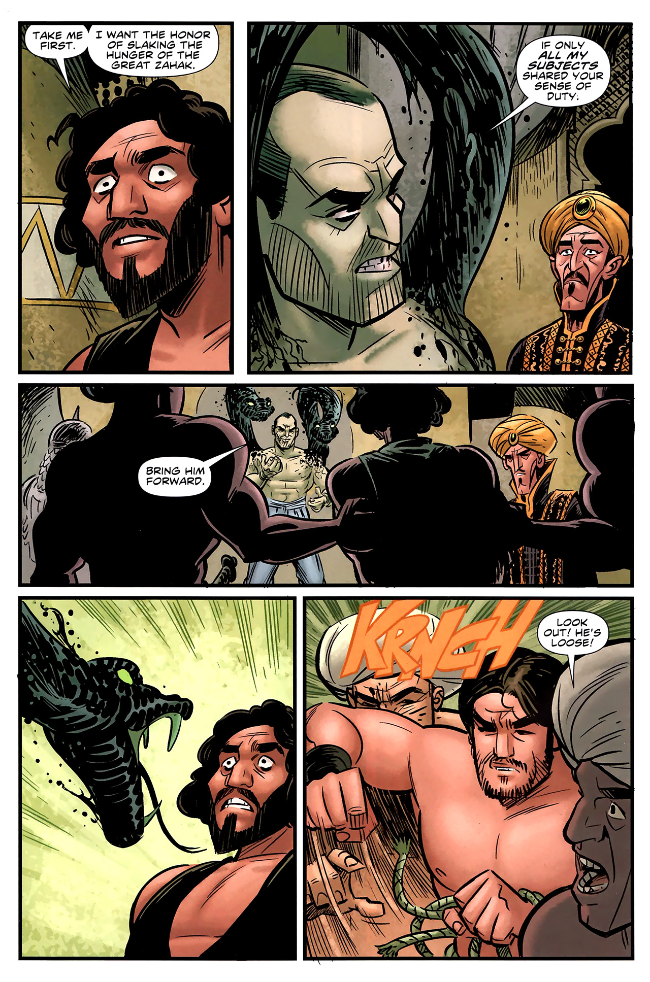 Read online Prince of Persia: Before the Sandstorm comic -  Issue #4 - 22