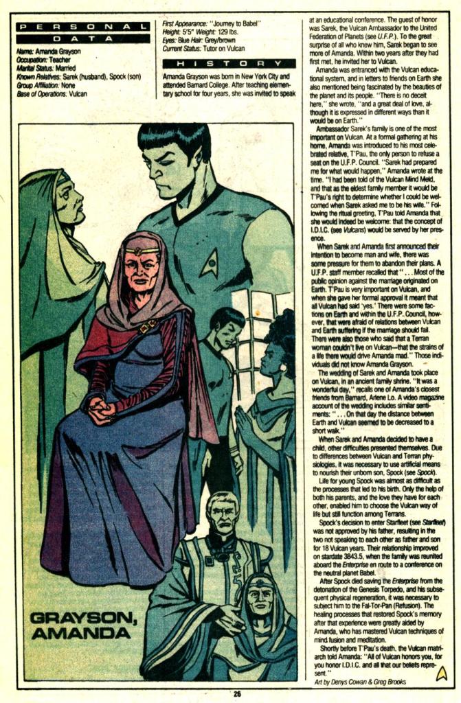 Read online Who's Who in Star Trek comic -  Issue #1 - 27