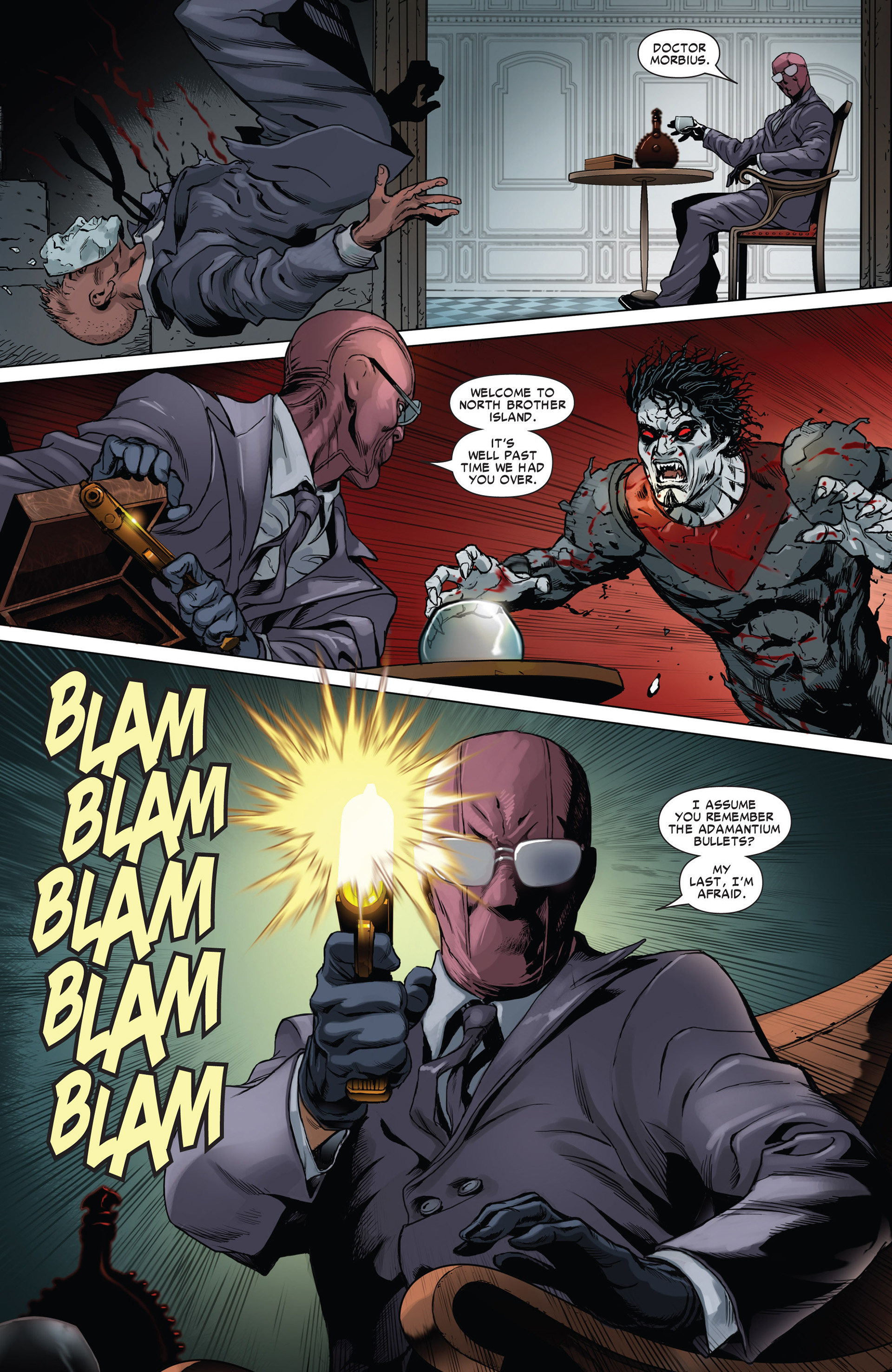 Read online Morbius: The Living Vampire comic -  Issue #9 - 15
