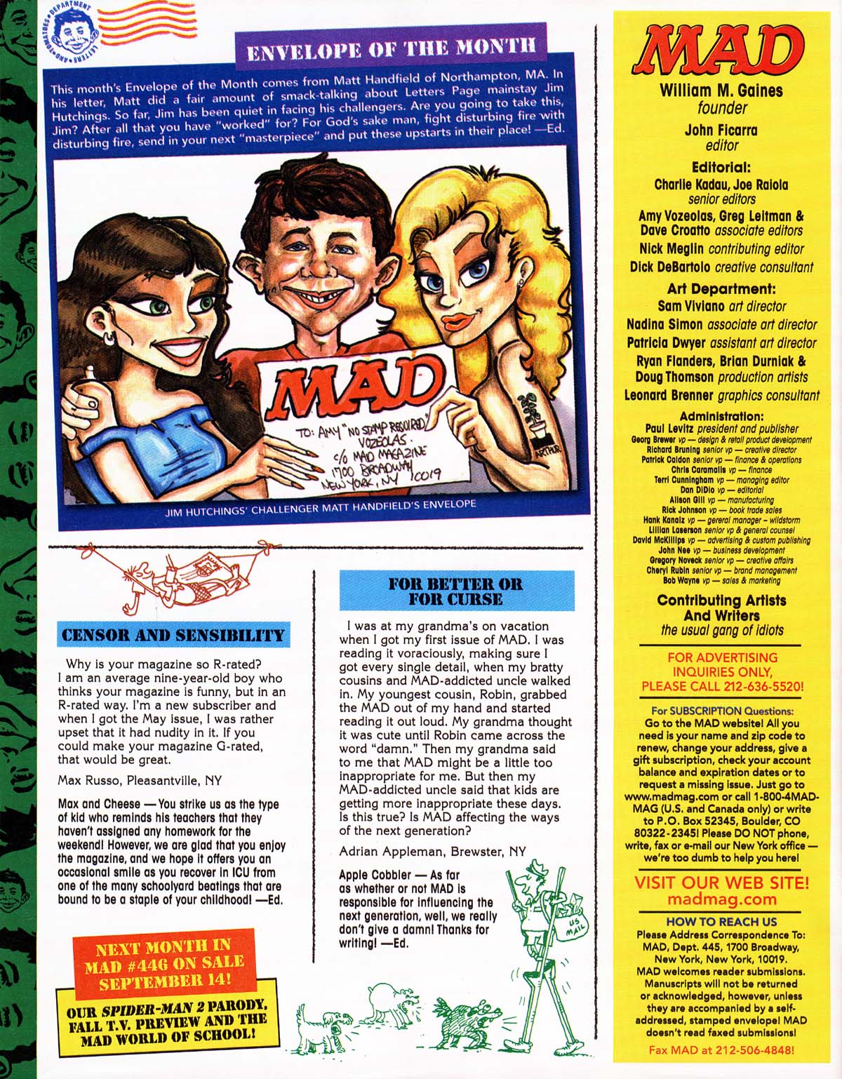 Read online MAD comic -  Issue #445 - 8