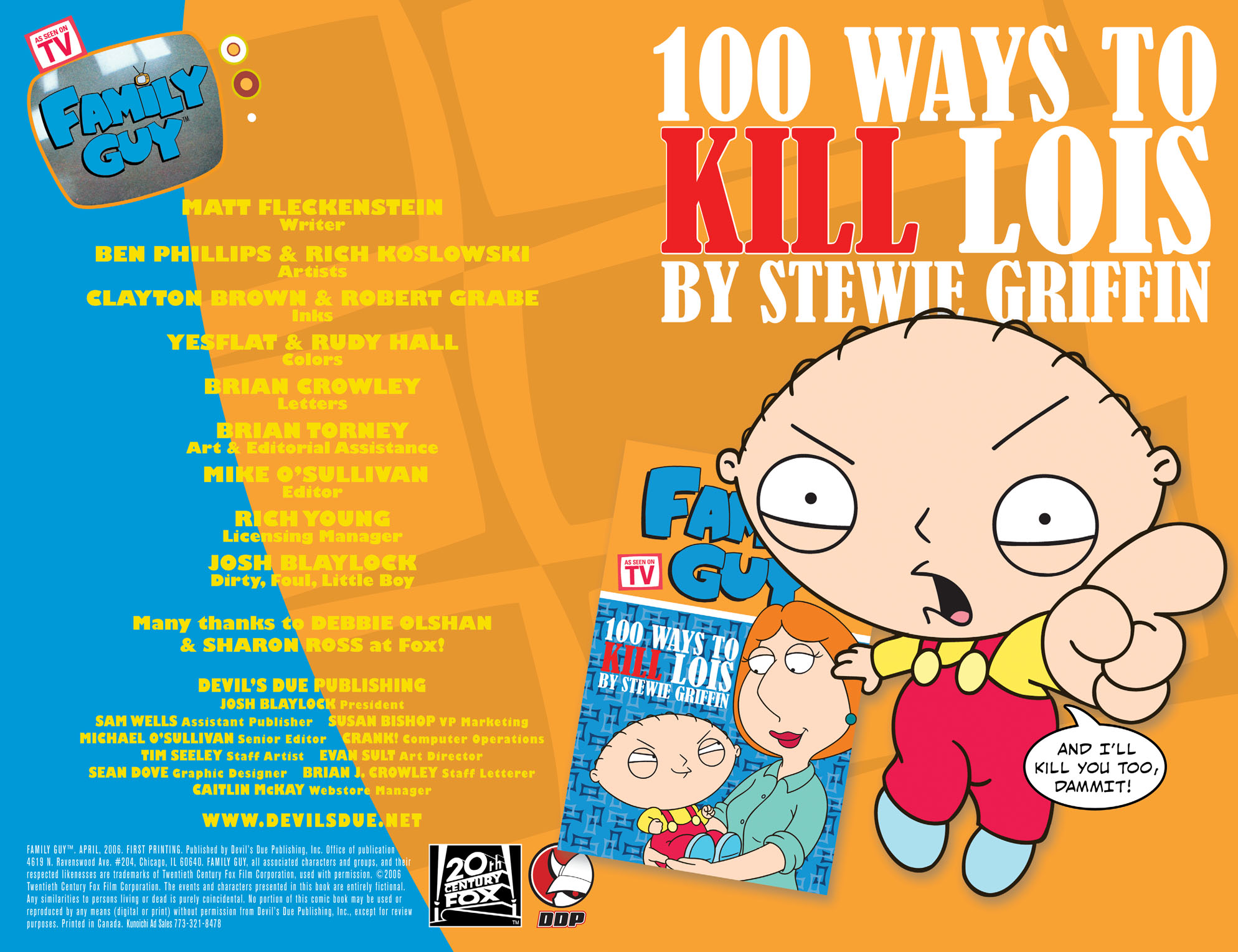 Read online Family Guy comic -  Issue #1 - 2