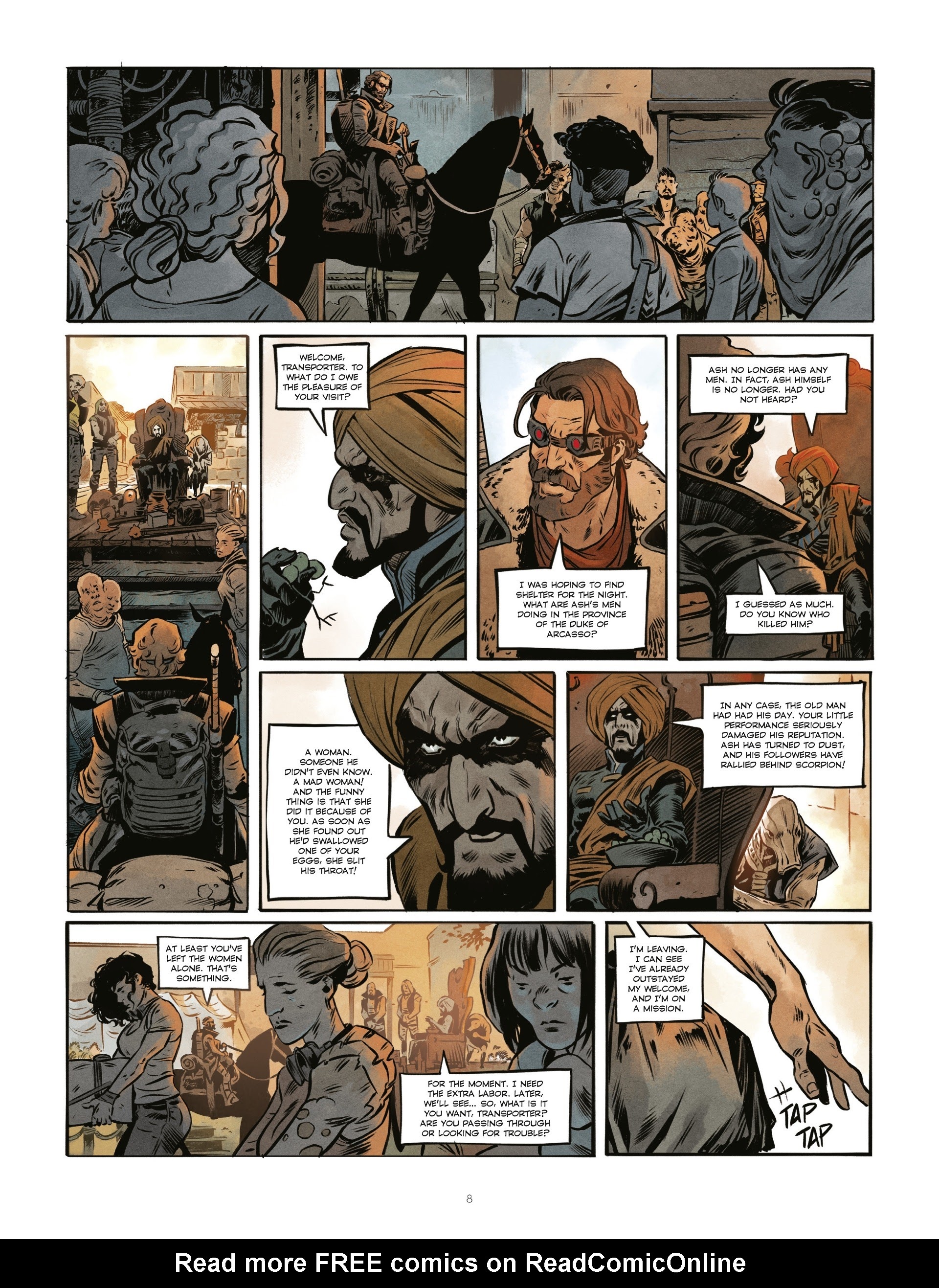 Read online The Transporter comic -  Issue #2 - 8