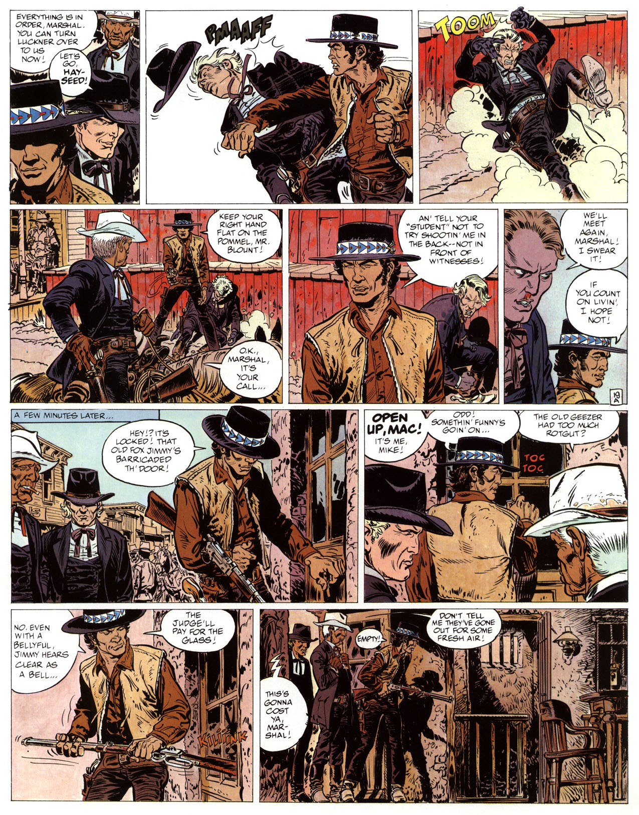 Read online Epic Graphic Novel: Marshal Blueberry comic -  Issue # TPB - 23