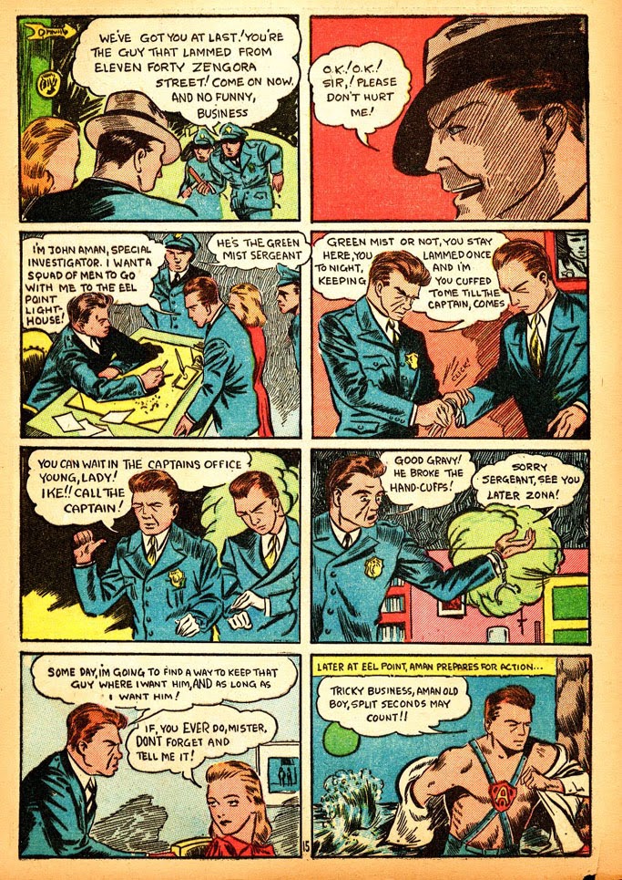 Read online Amazing Man Comics comic -  Issue #12 - 17