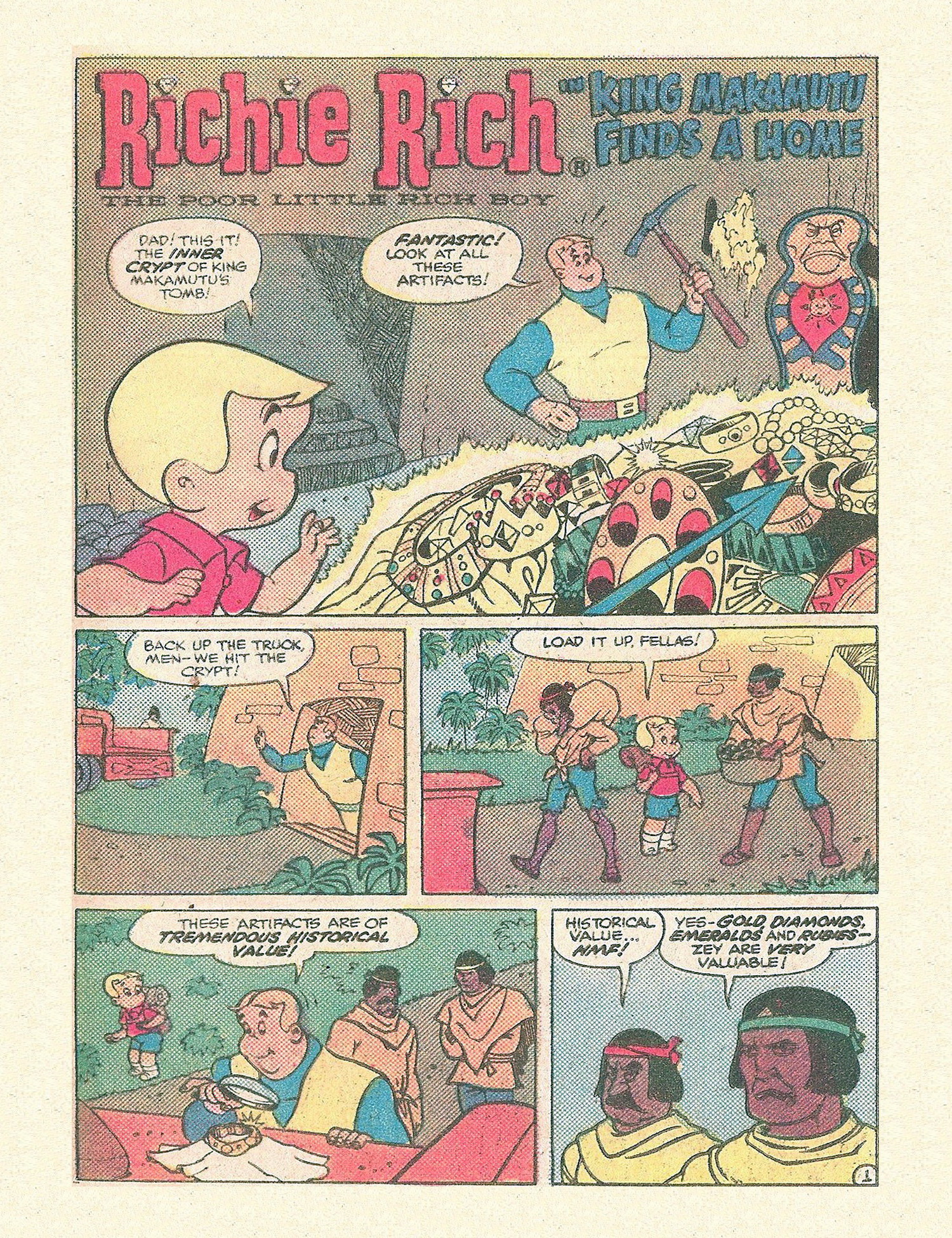 Read online Richie Rich Digest Stories comic -  Issue #13 - 21