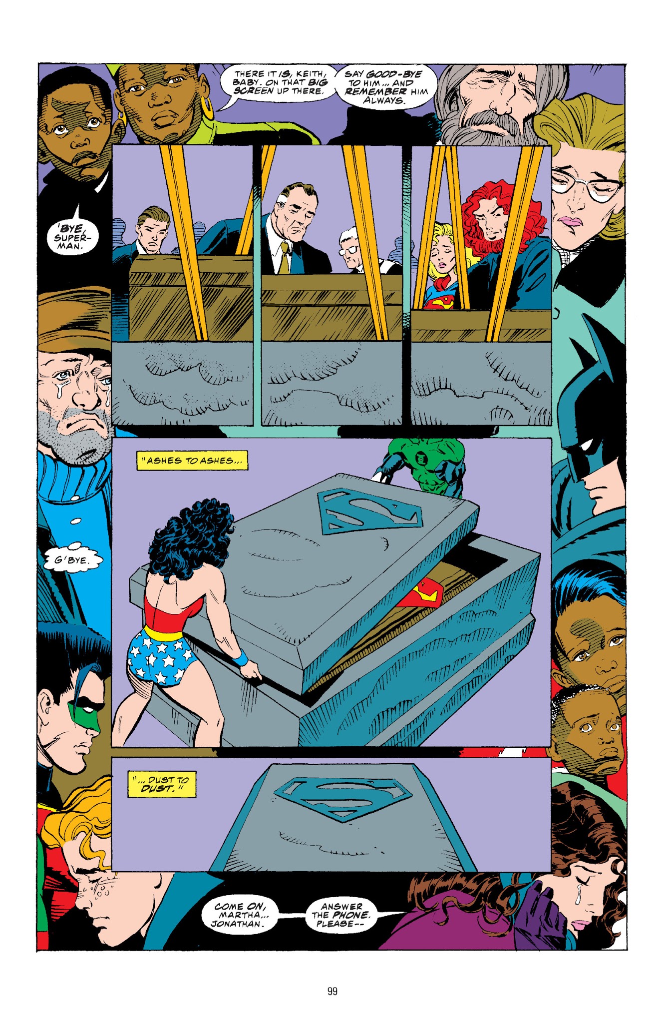Read online Superman: Funeral For A Friend comic -  Issue # TPB - 92