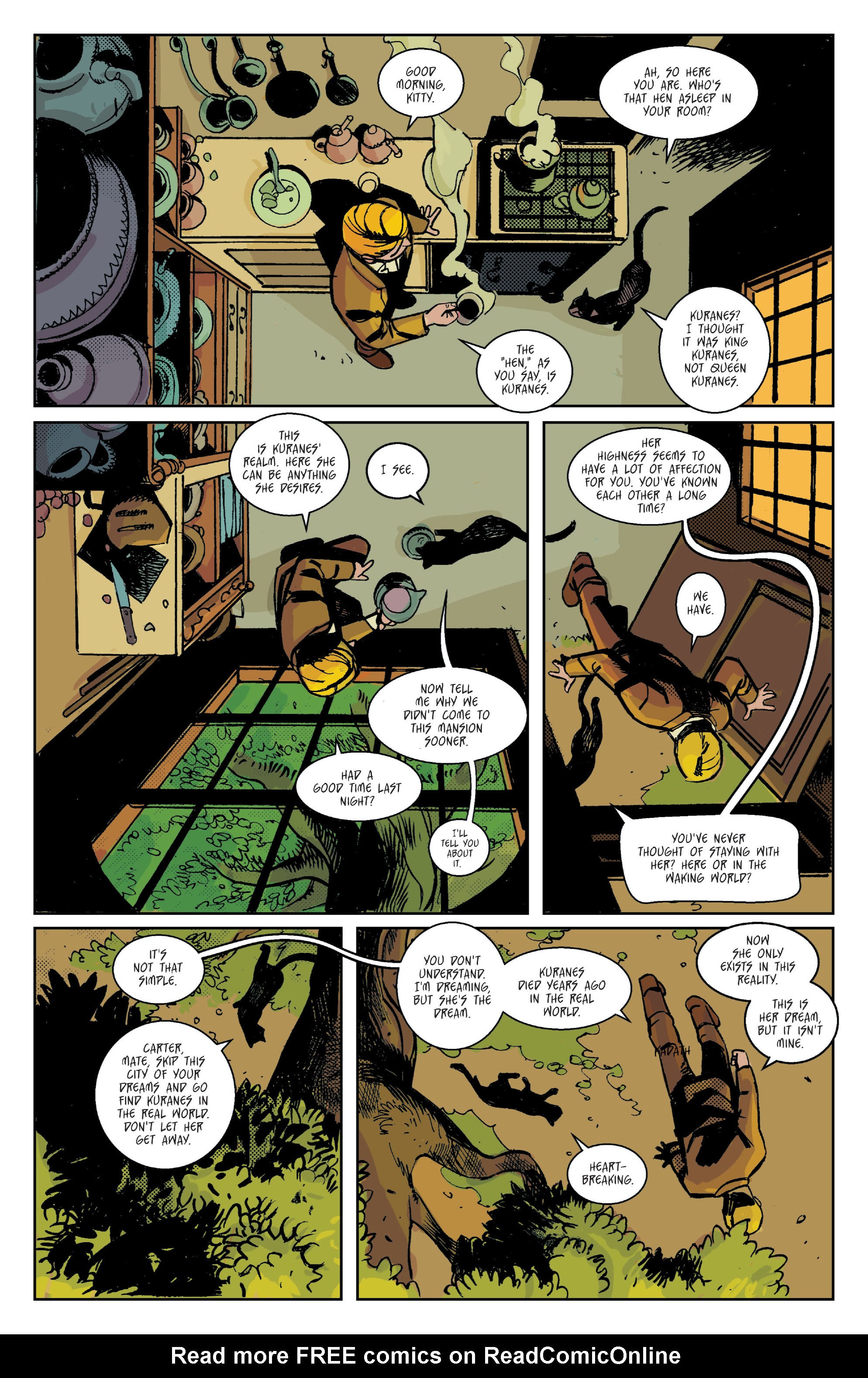 Read online Lovecraft Unknown Kadath comic -  Issue #5 - 17