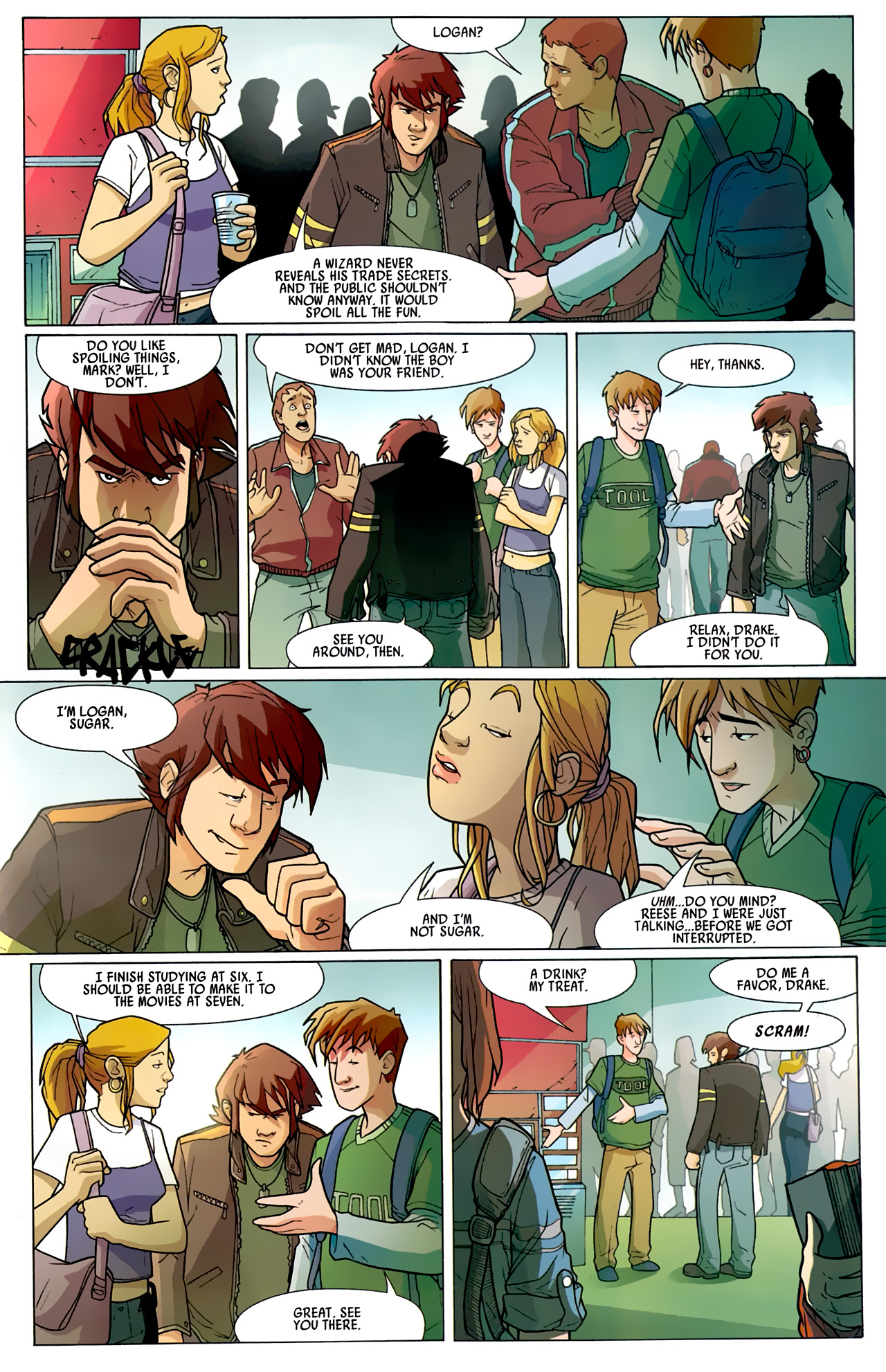 Read online X-Campus comic -  Issue #2 - 11