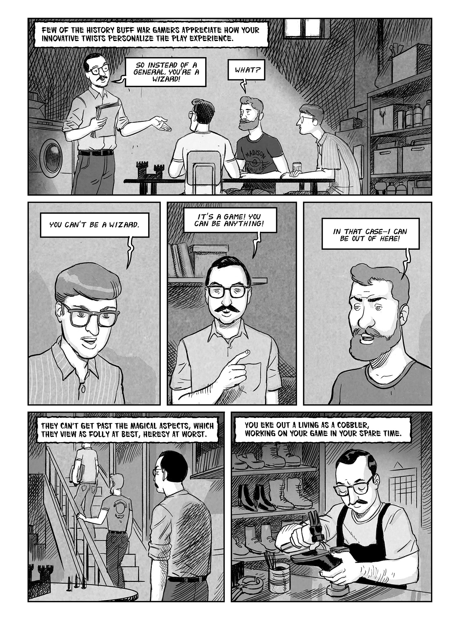 Read online Rise of the Dungeon Master: Gary Gygax and the Creation of D&D comic -  Issue # TPB - 43