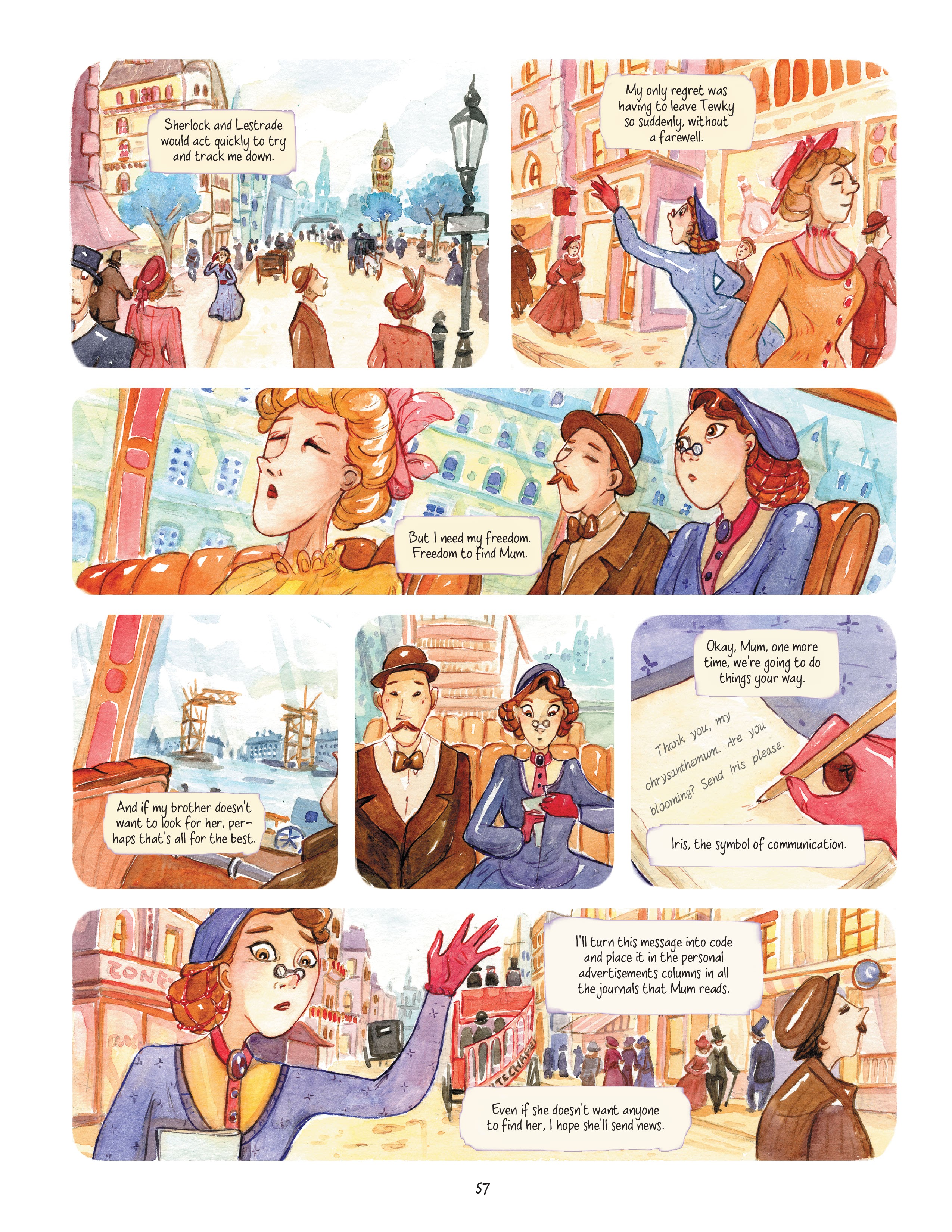 Read online An Enola Holmes Mystery comic -  Issue #1 - 59