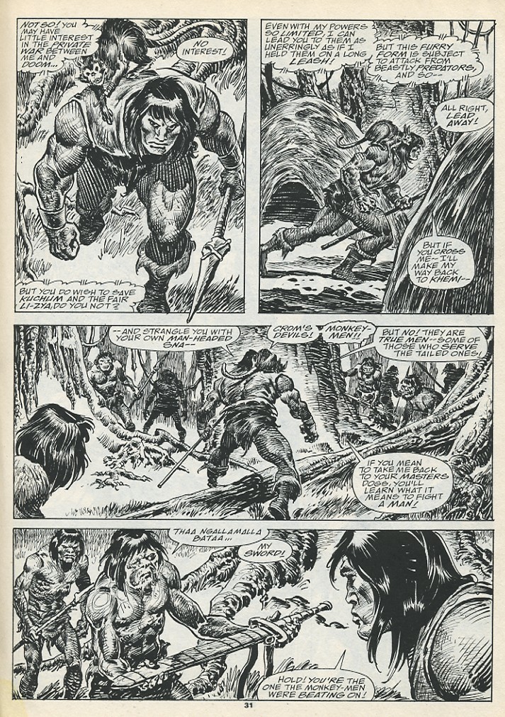Read online The Savage Sword Of Conan comic -  Issue #193 - 33