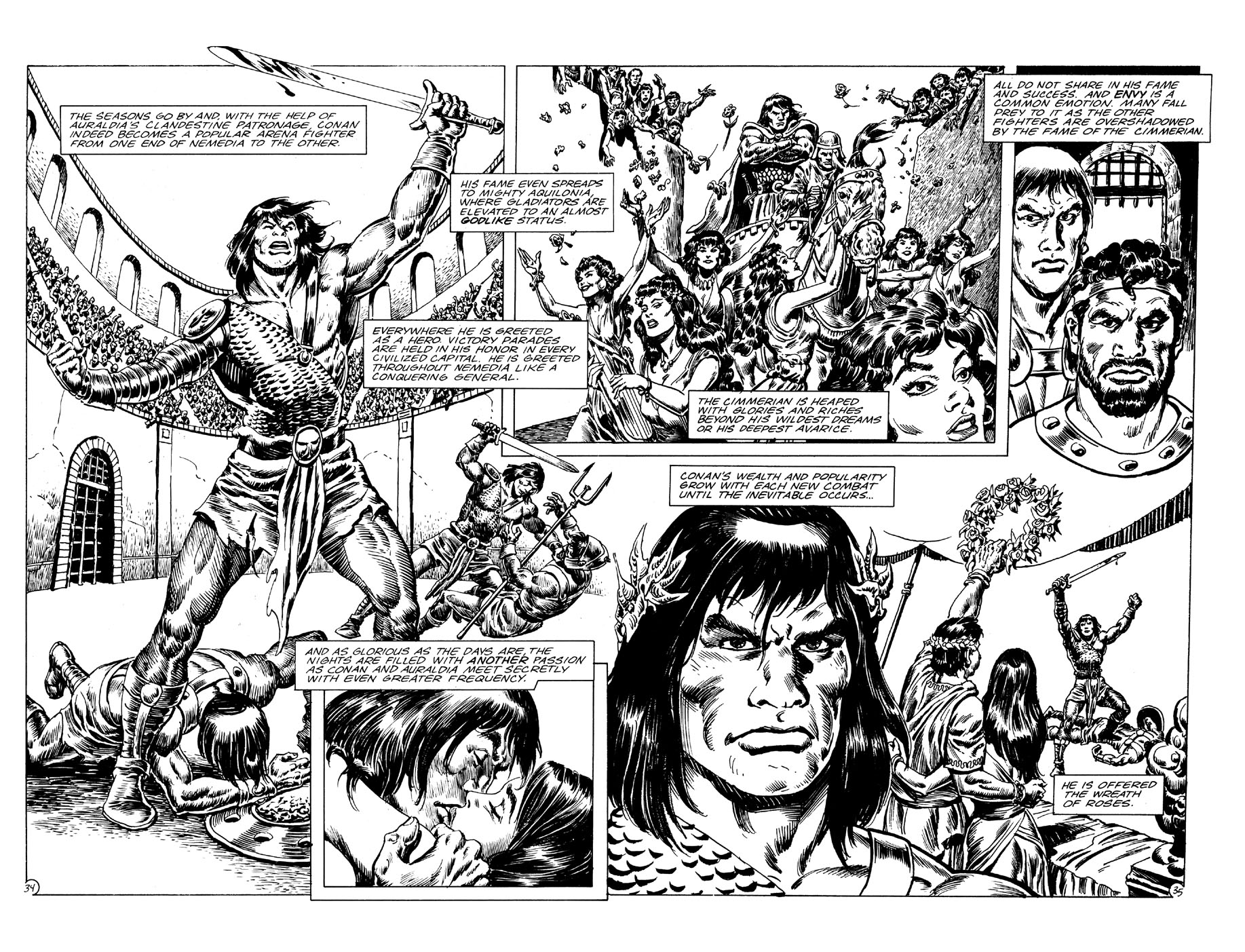 Read online The Savage Sword Of Conan comic -  Issue #146 - 39