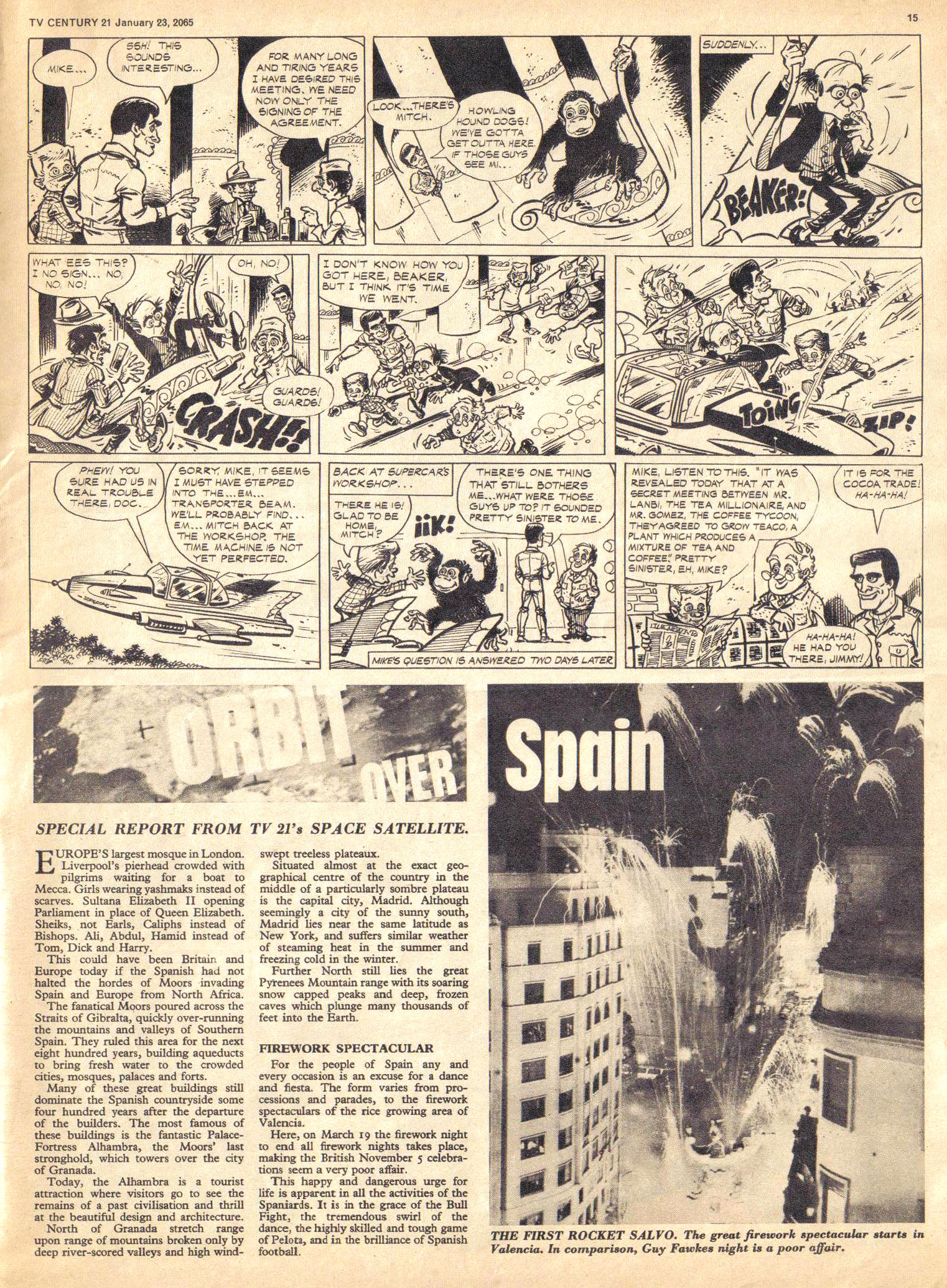 Read online TV Century 21 (TV 21) comic -  Issue #1 - 14