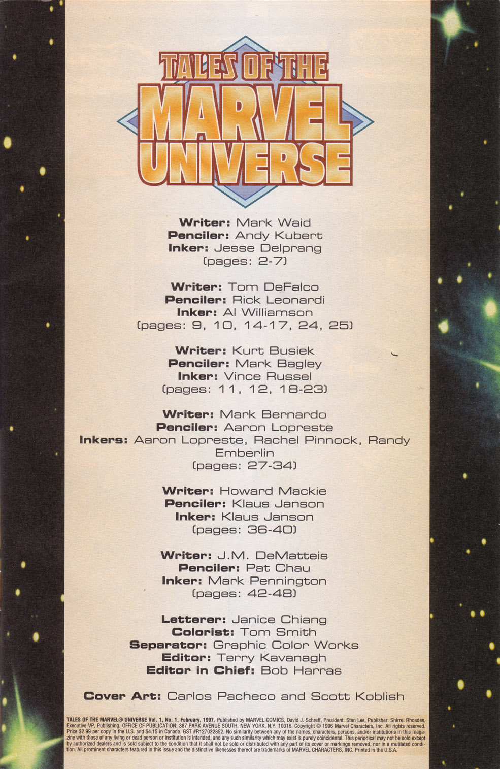 Read online Tales of the Marvel Universe comic -  Issue # Full - 2