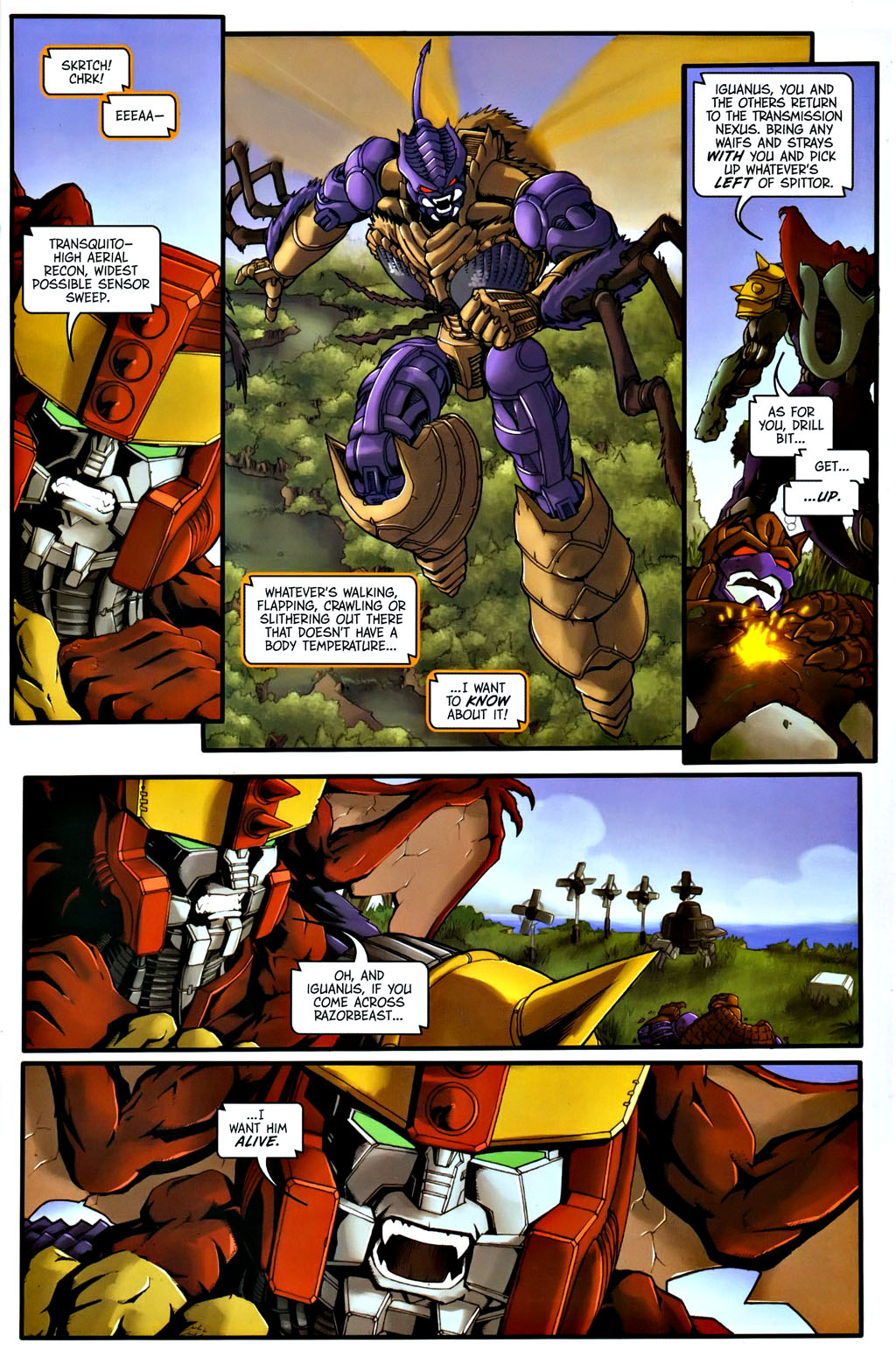 Read online Transformers, Beast Wars The Gathering comic Issue 1
