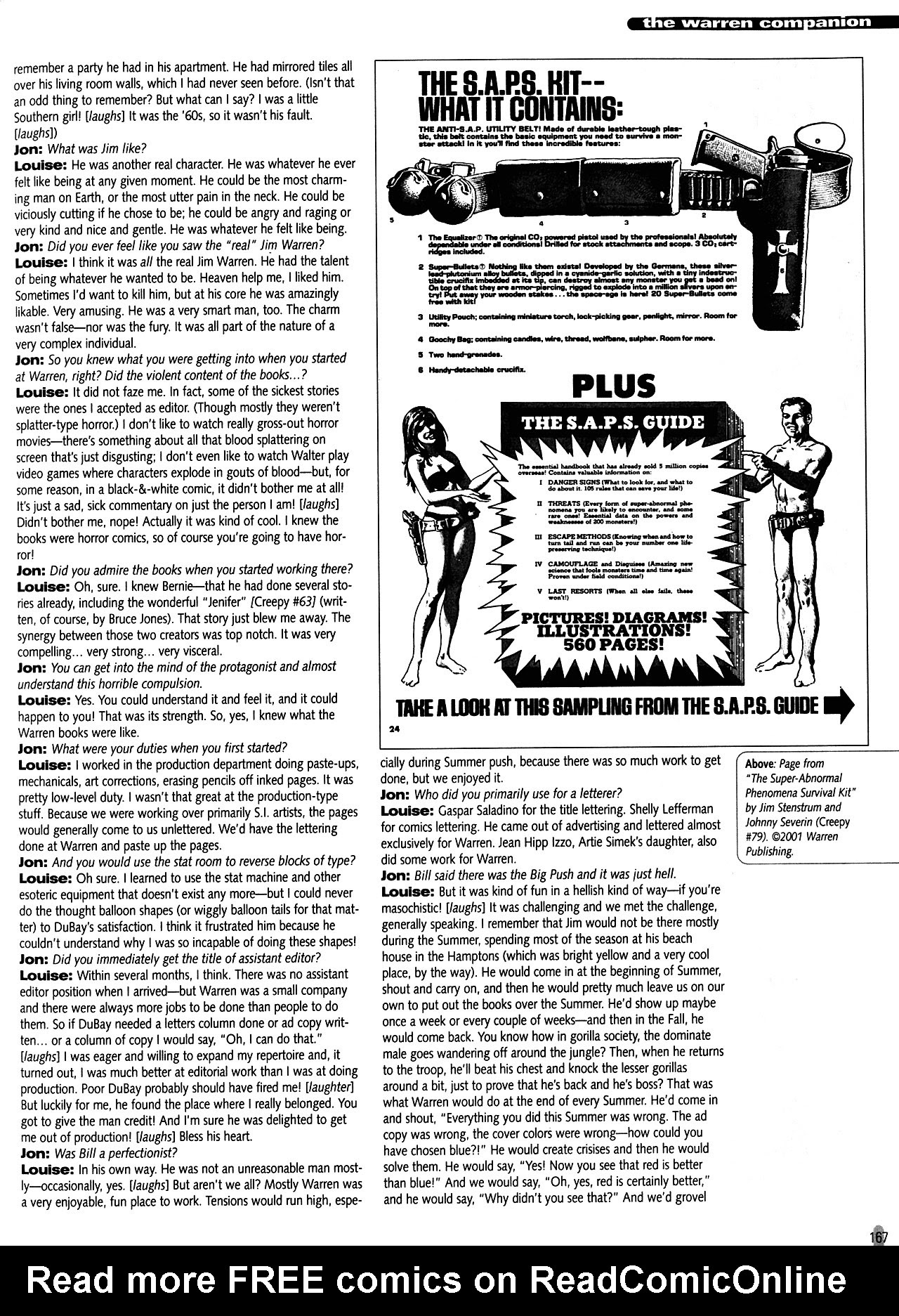 Read online Warren Companion comic -  Issue # TPB (Part 2) - 68