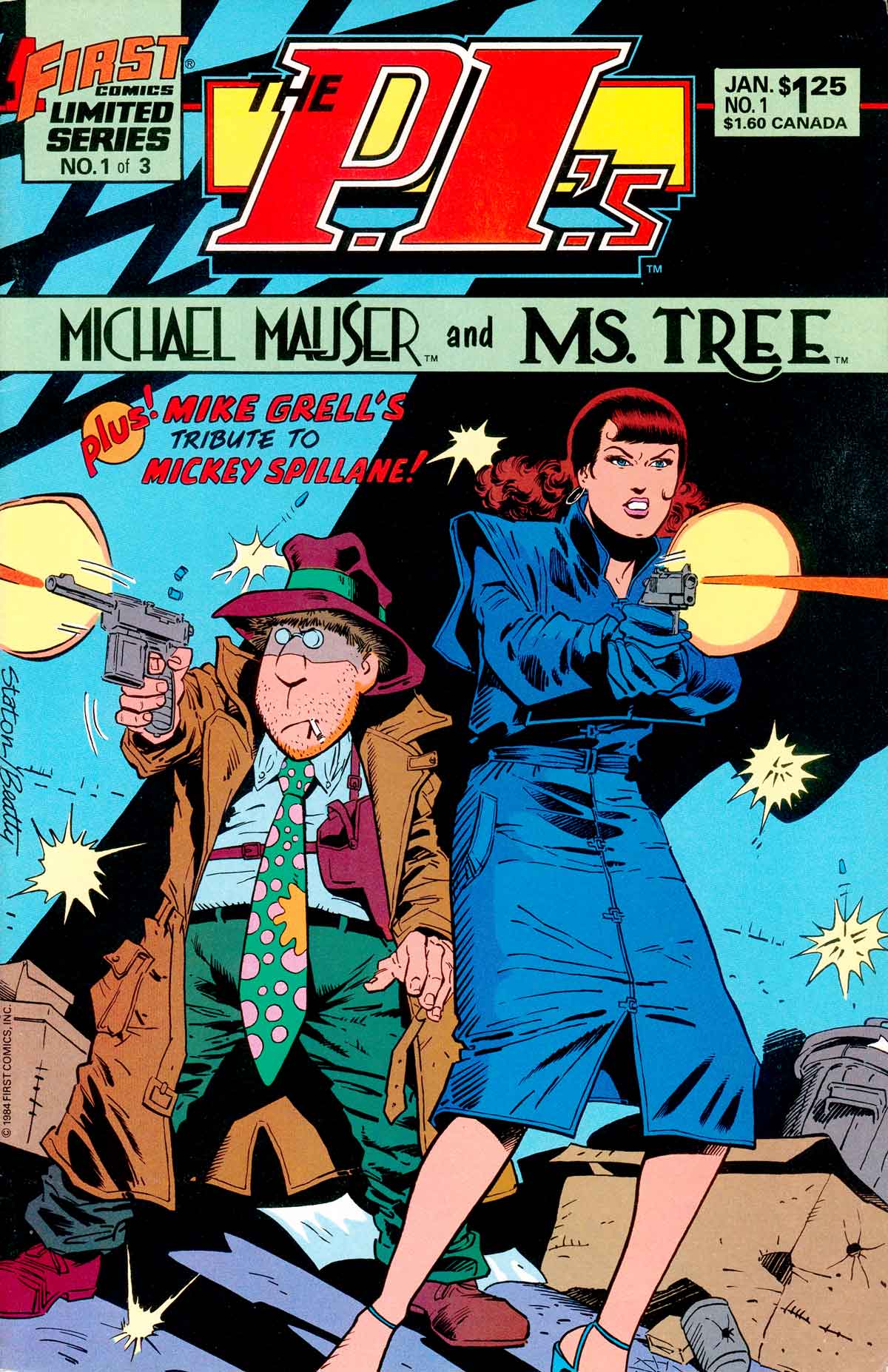 Read online The P.I.'s: Michael Mauser and Ms. Tree comic -  Issue #1 - 1