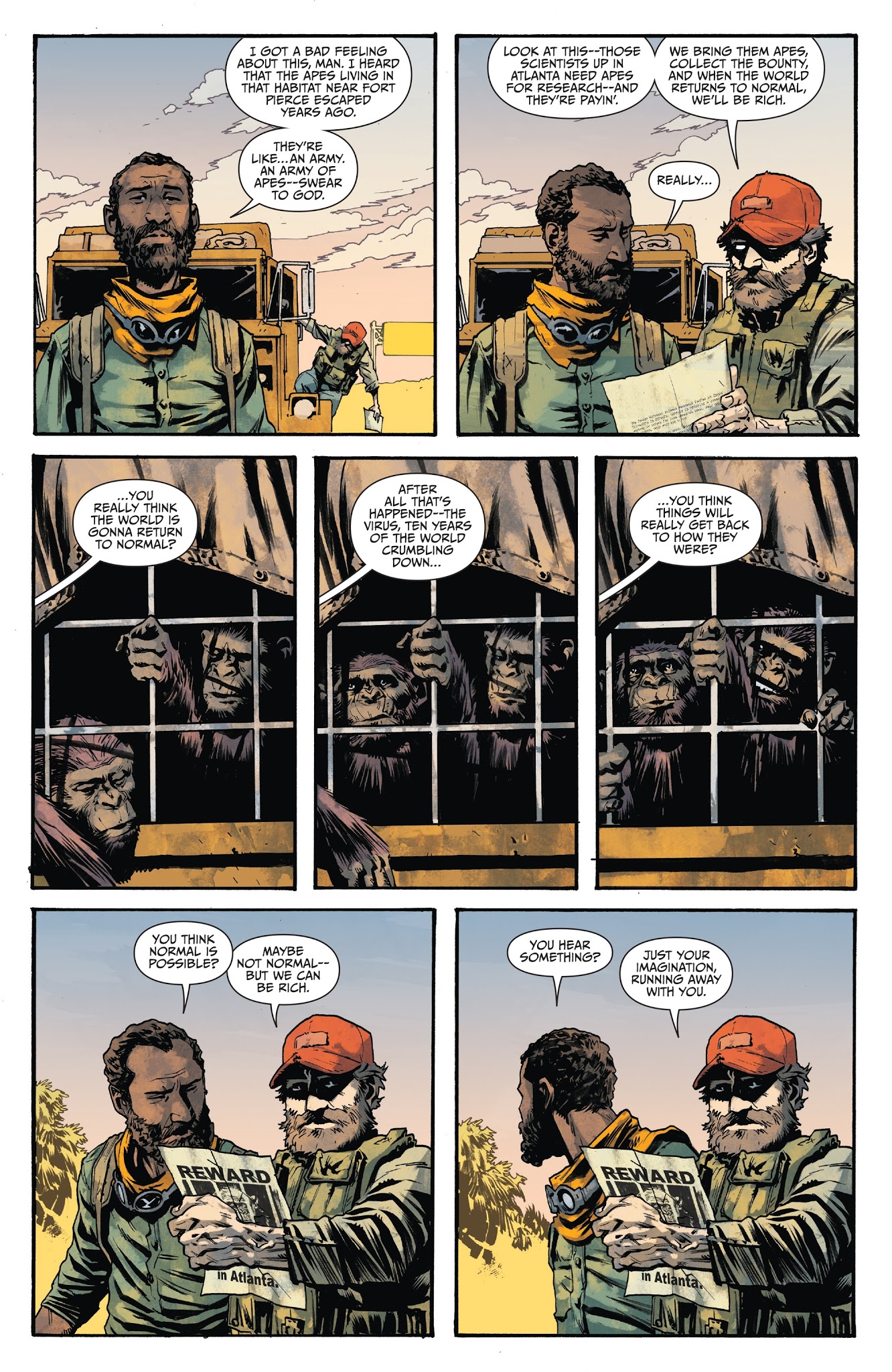 Read online War for the Planet of the Apes comic -  Issue #1 - 13