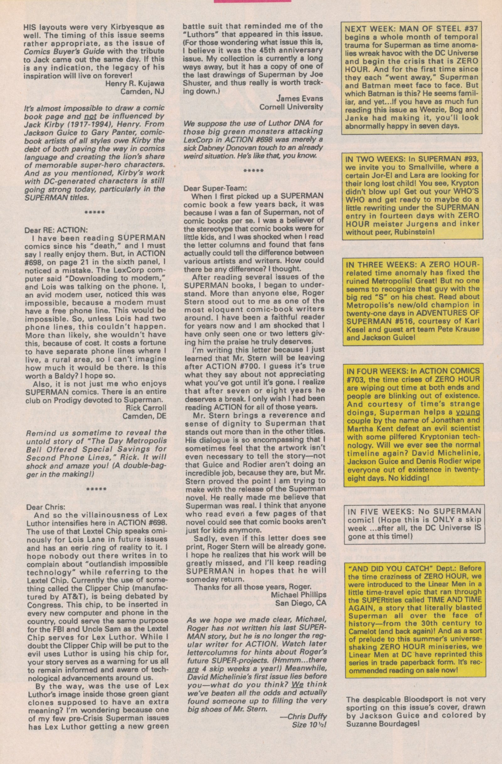 Read online Action Comics (1938) comic -  Issue #702 - 33