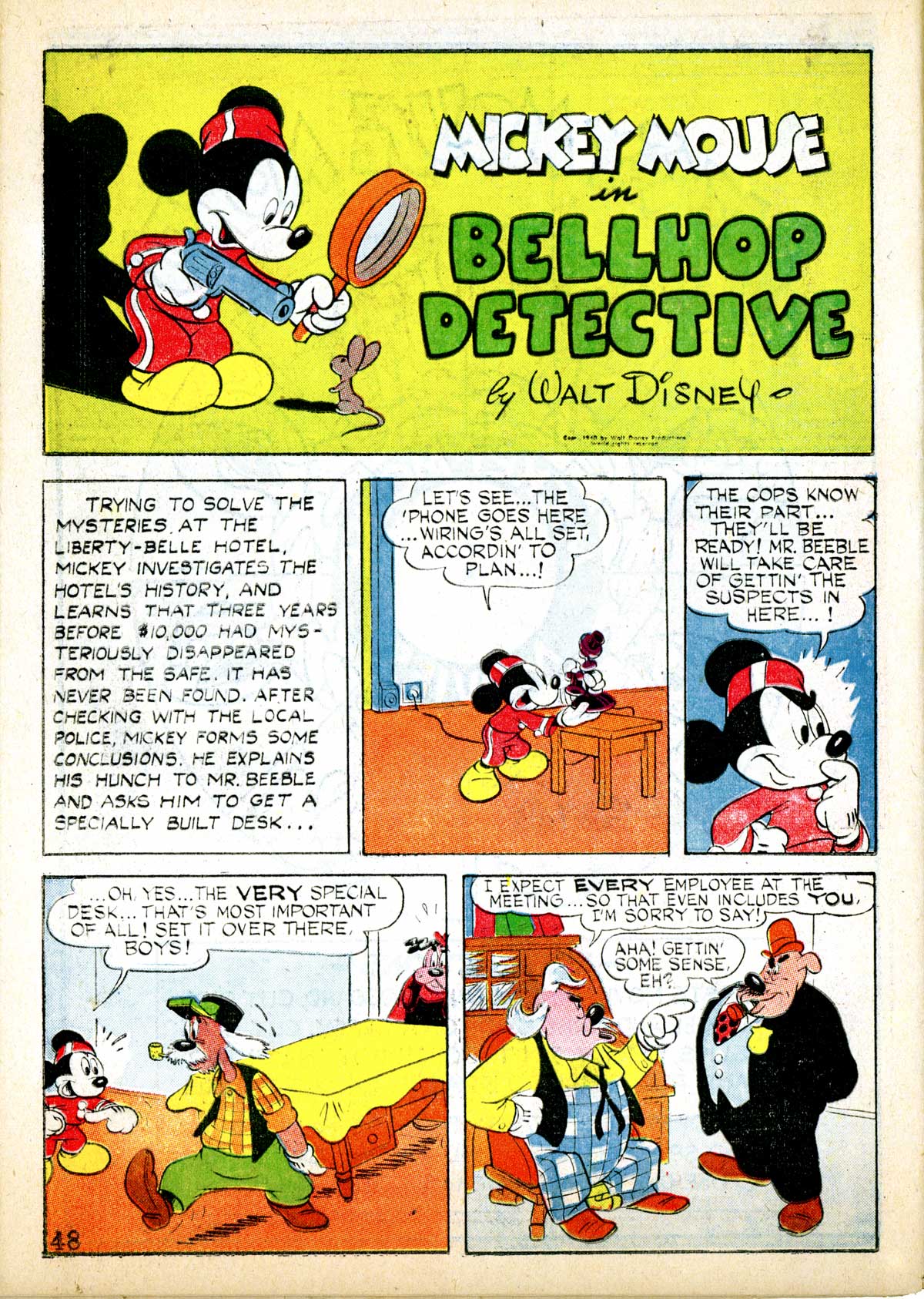 Read online Walt Disney's Comics and Stories comic -  Issue #35 - 50