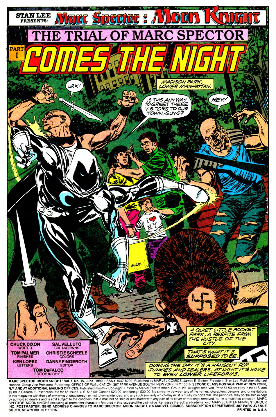 Read online Marc Spector: Moon Knight comic -  Issue #15 - 2