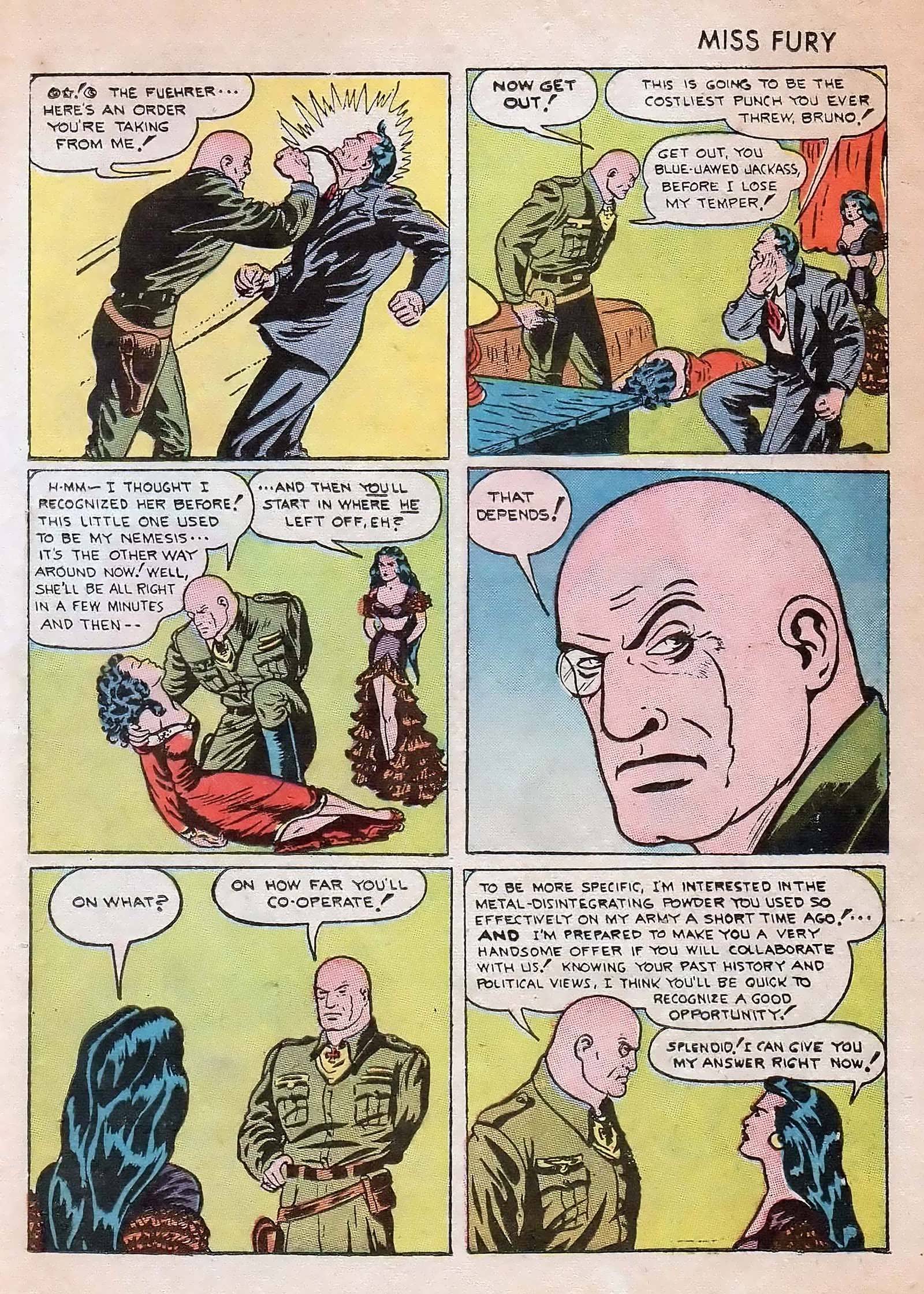 Read online Miss Fury Comics comic -  Issue #4 - 31