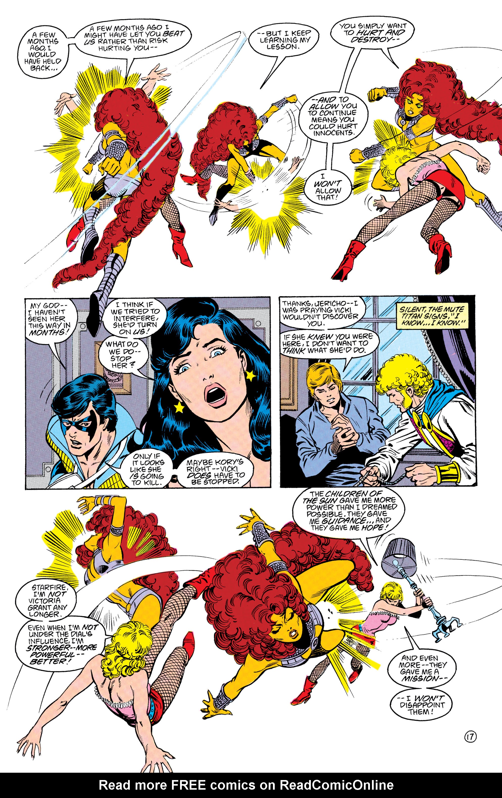 Read online The New Teen Titans (1984) comic -  Issue #46 - 17