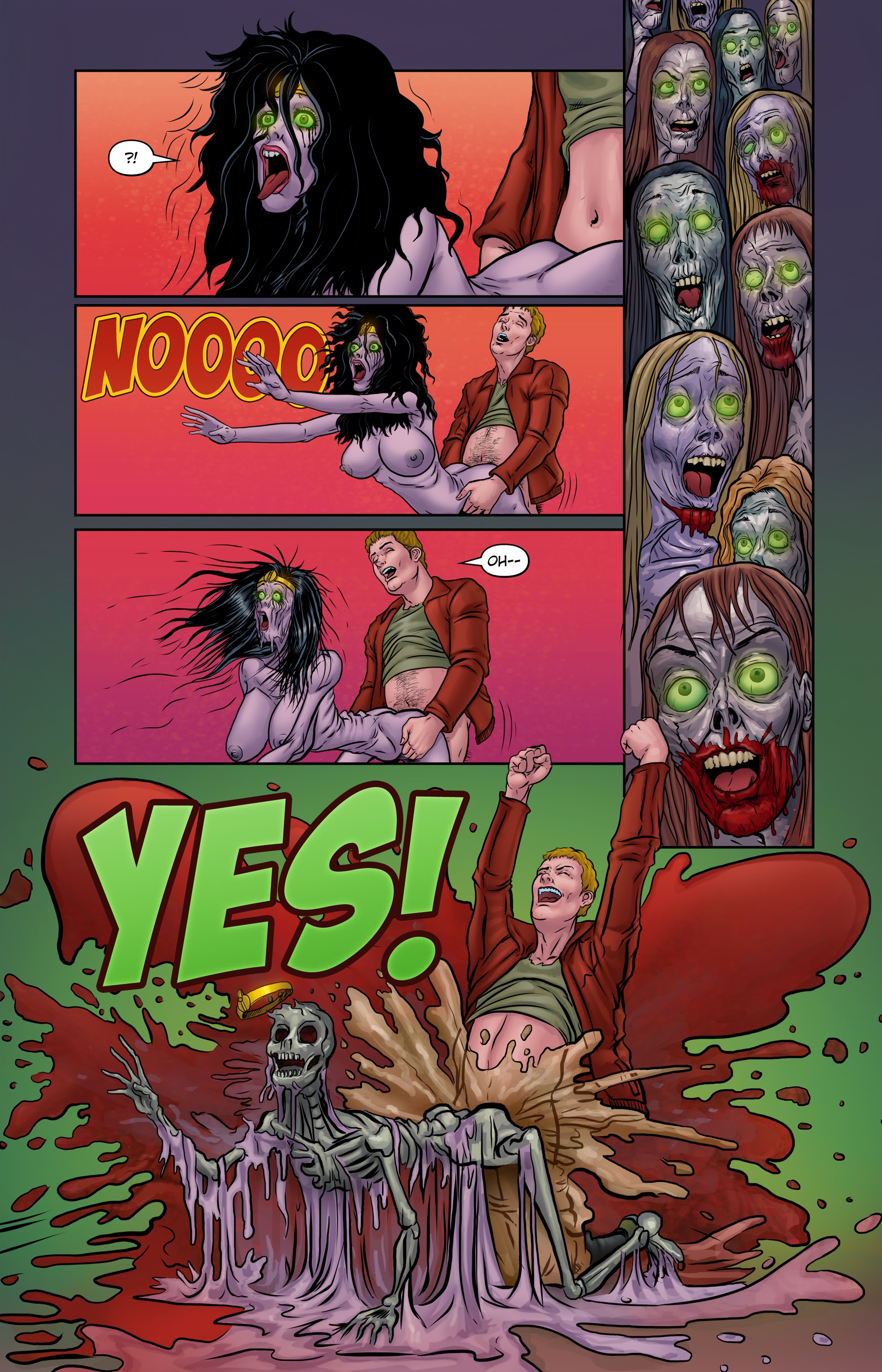 Read online Lesbian Zombies from Outer Space comic -  Issue #7 - 12