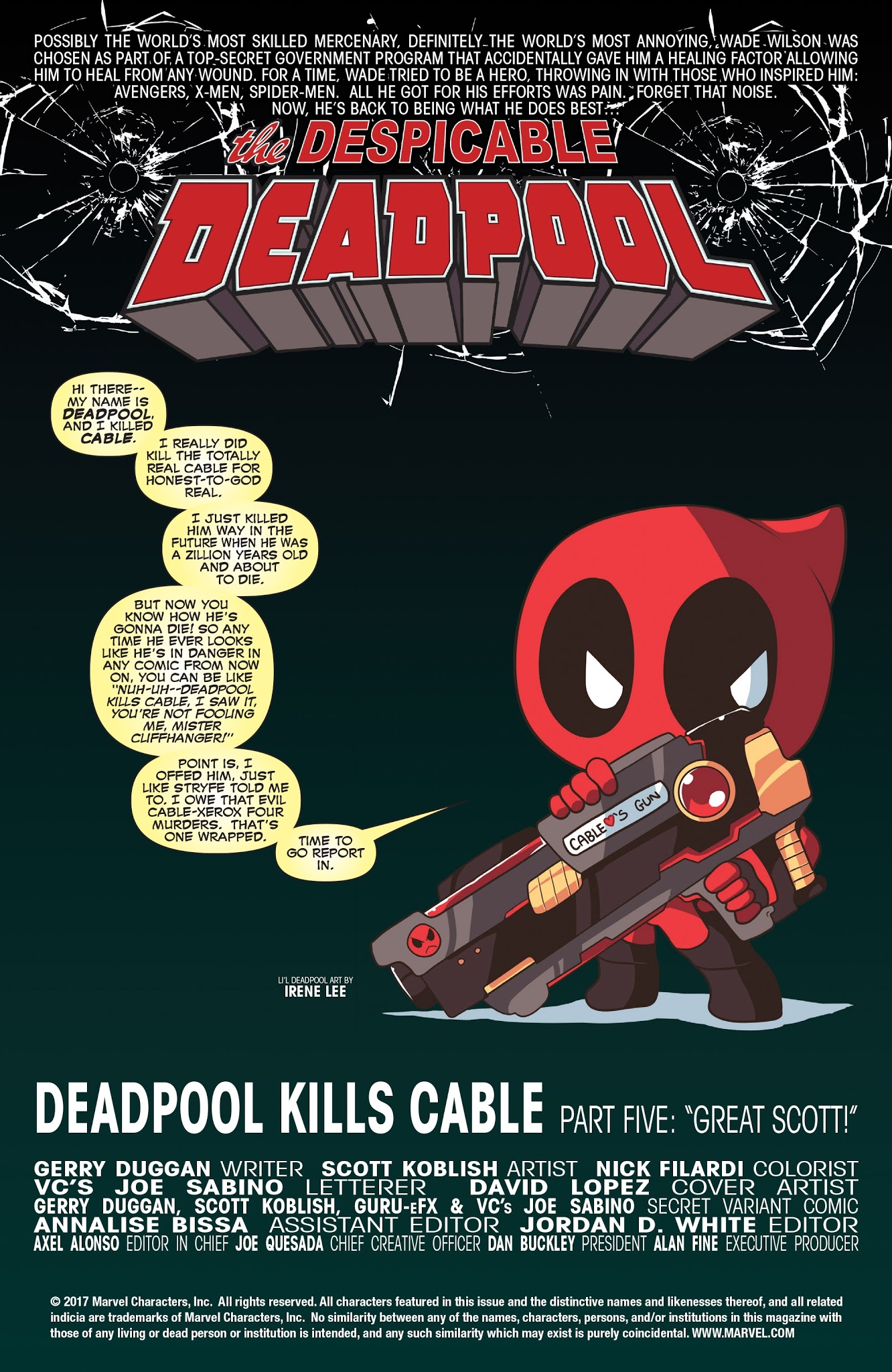 Read online Despicable Deadpool comic -  Issue #291 - 2