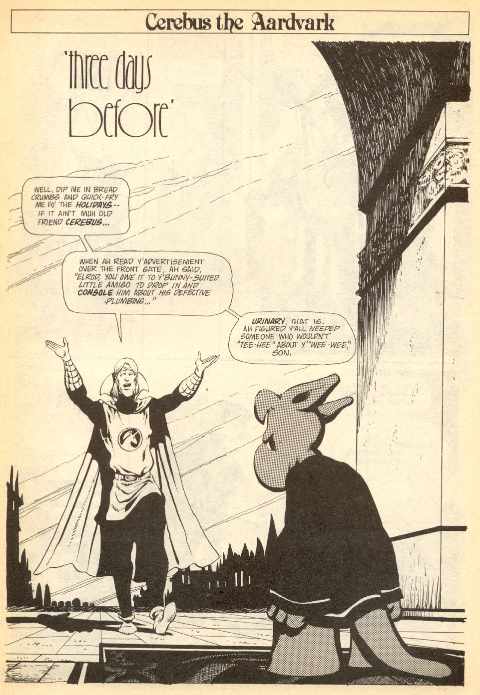 Read online Cerebus comic -  Issue #34 - 4