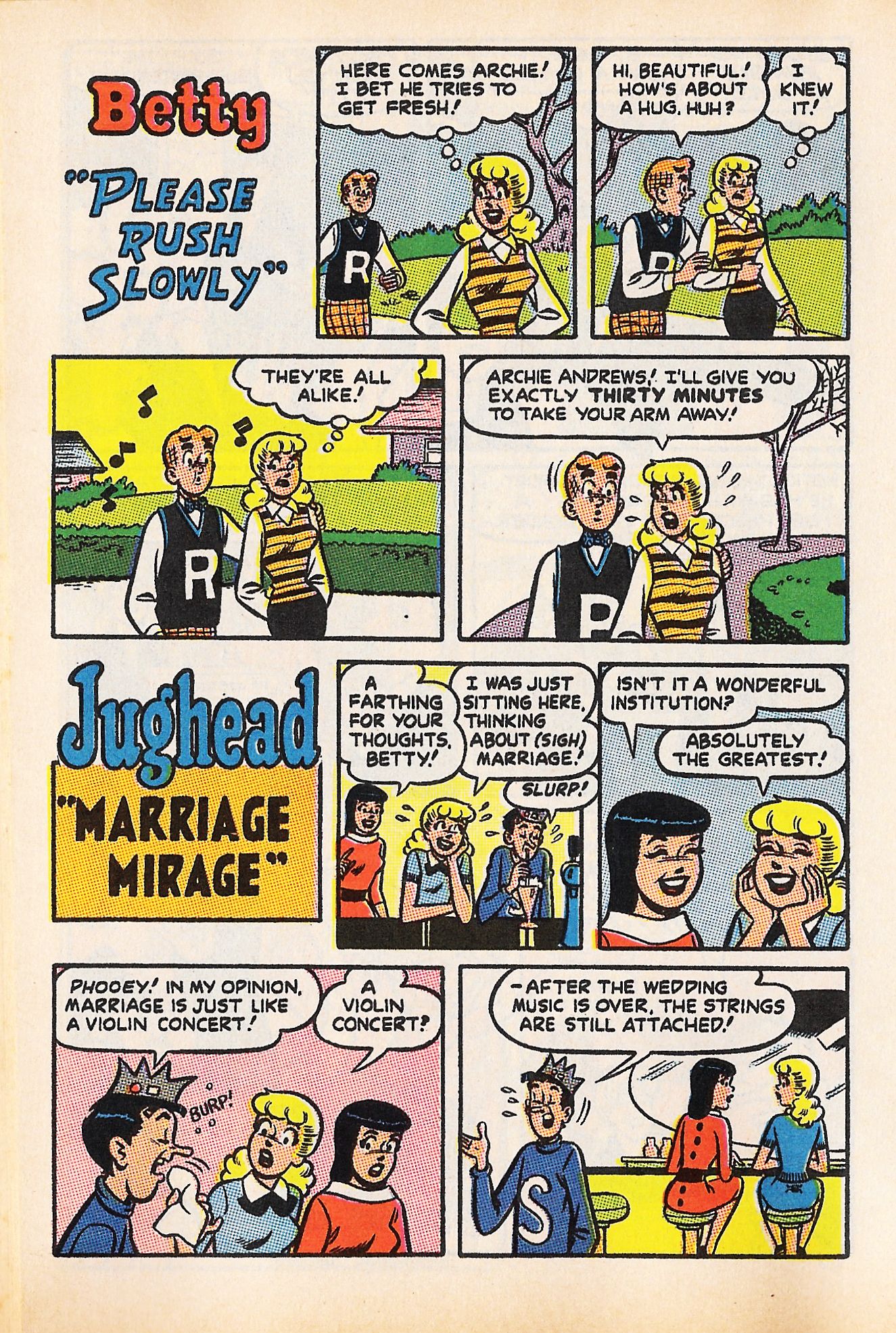 Read online Betty and Veronica Digest Magazine comic -  Issue #52 - 54