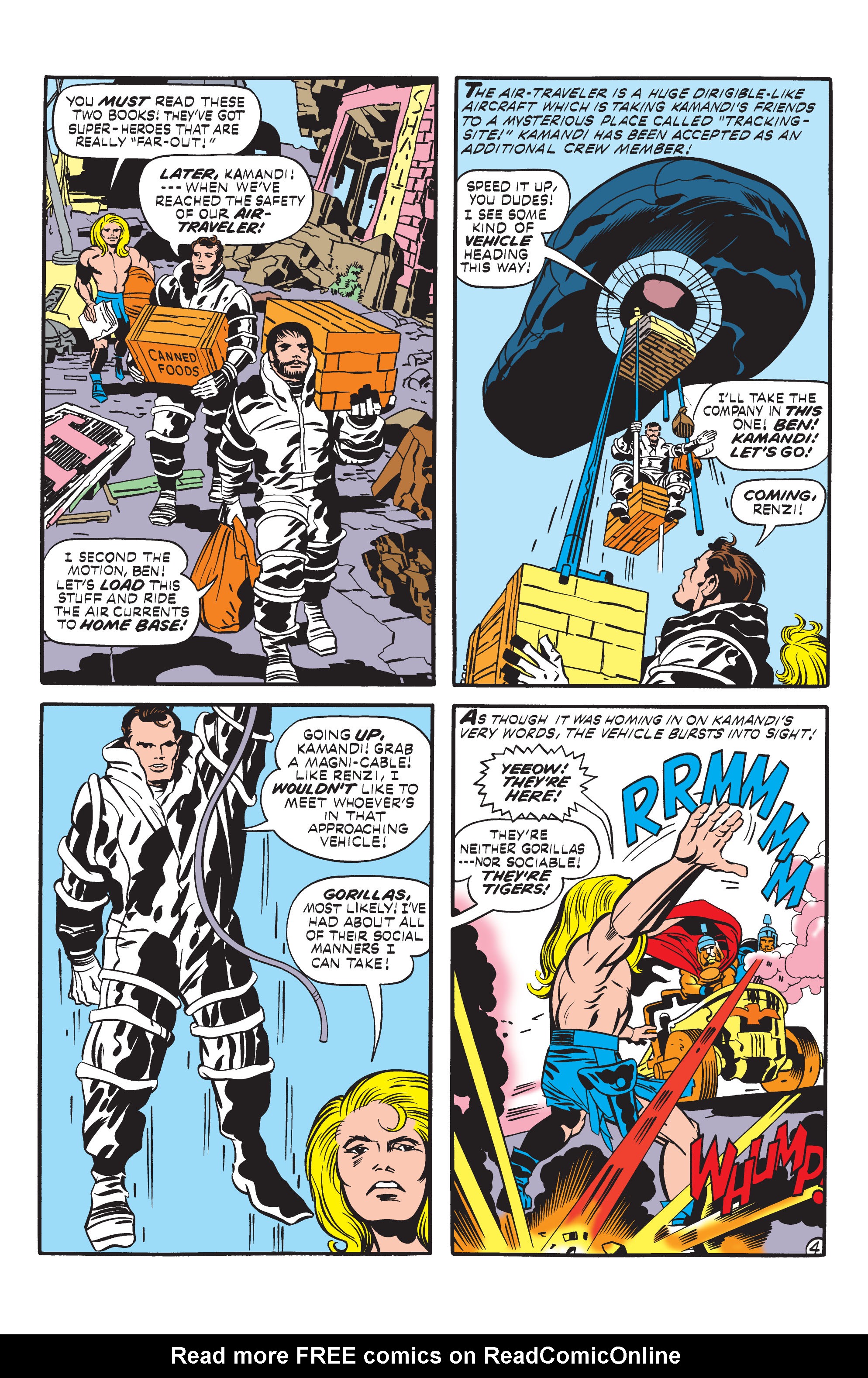 Read online Kamandi, The Last Boy On Earth comic -  Issue #4 - 4