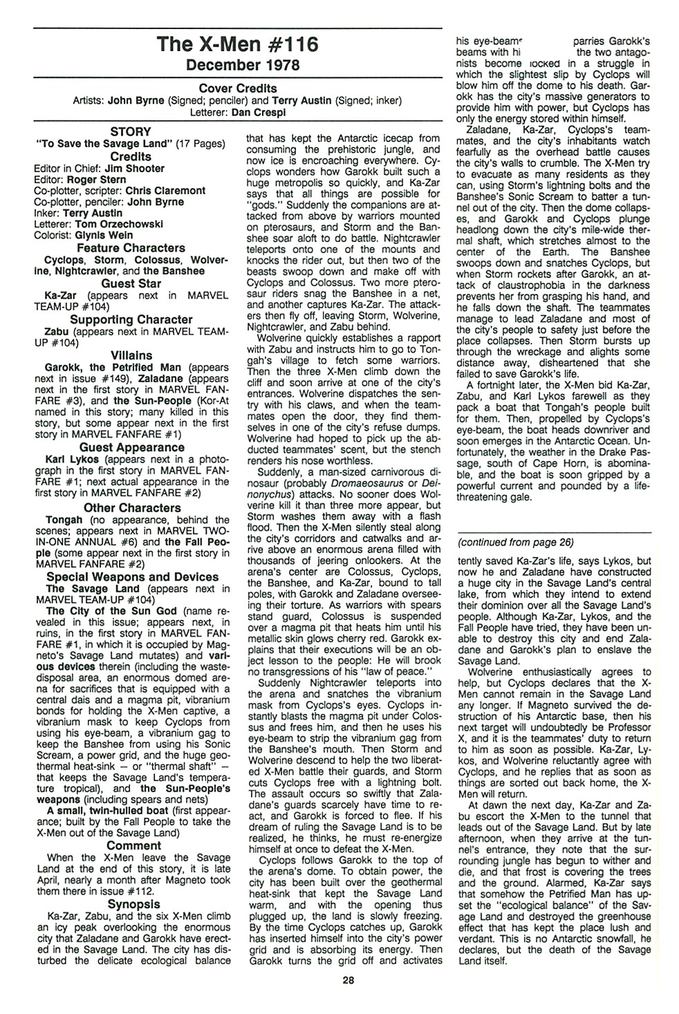 The Official Marvel Index To The X-Men (1987) issue 6 - Page 30