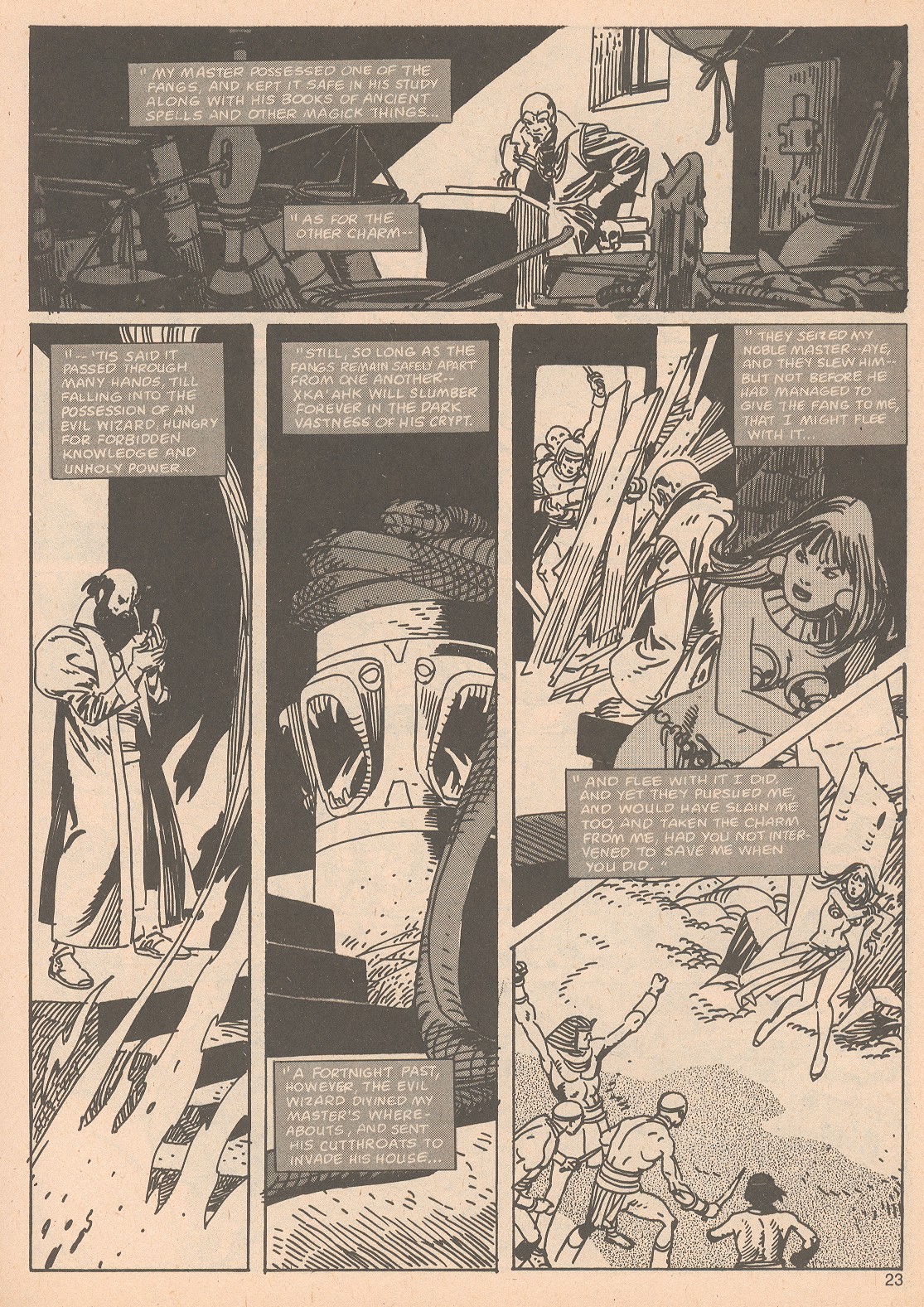 The Savage Sword Of Conan issue 65 - Page 23